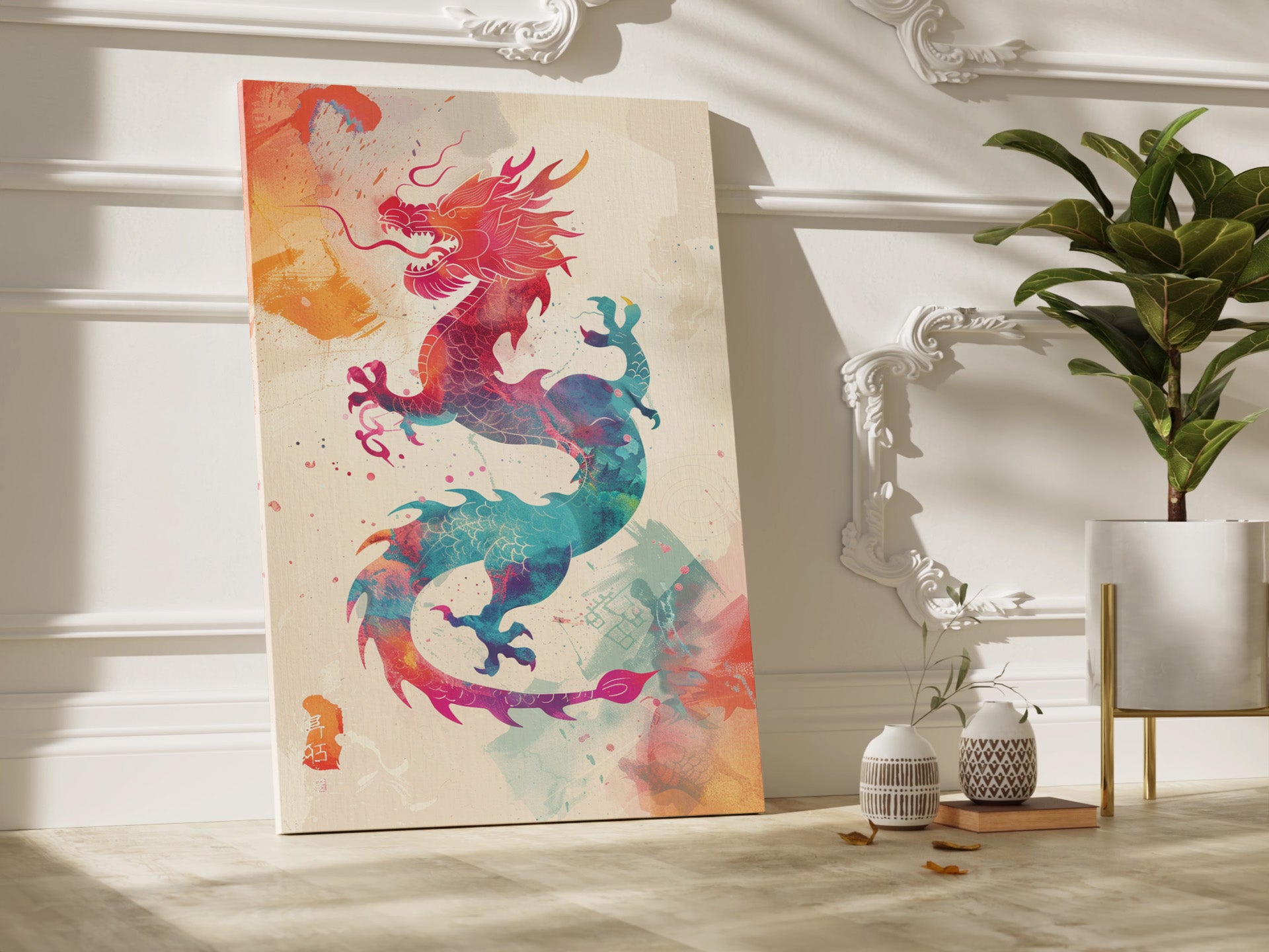 .75" Matte Canvas - Dragon&