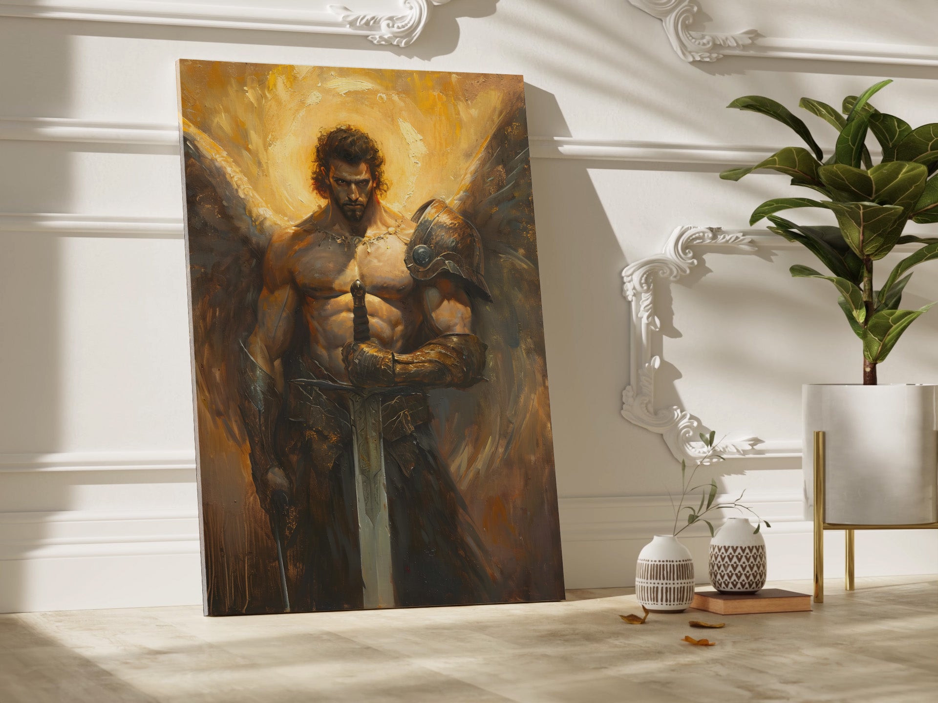 .75" Matte Canvas - Celestial Warrior&