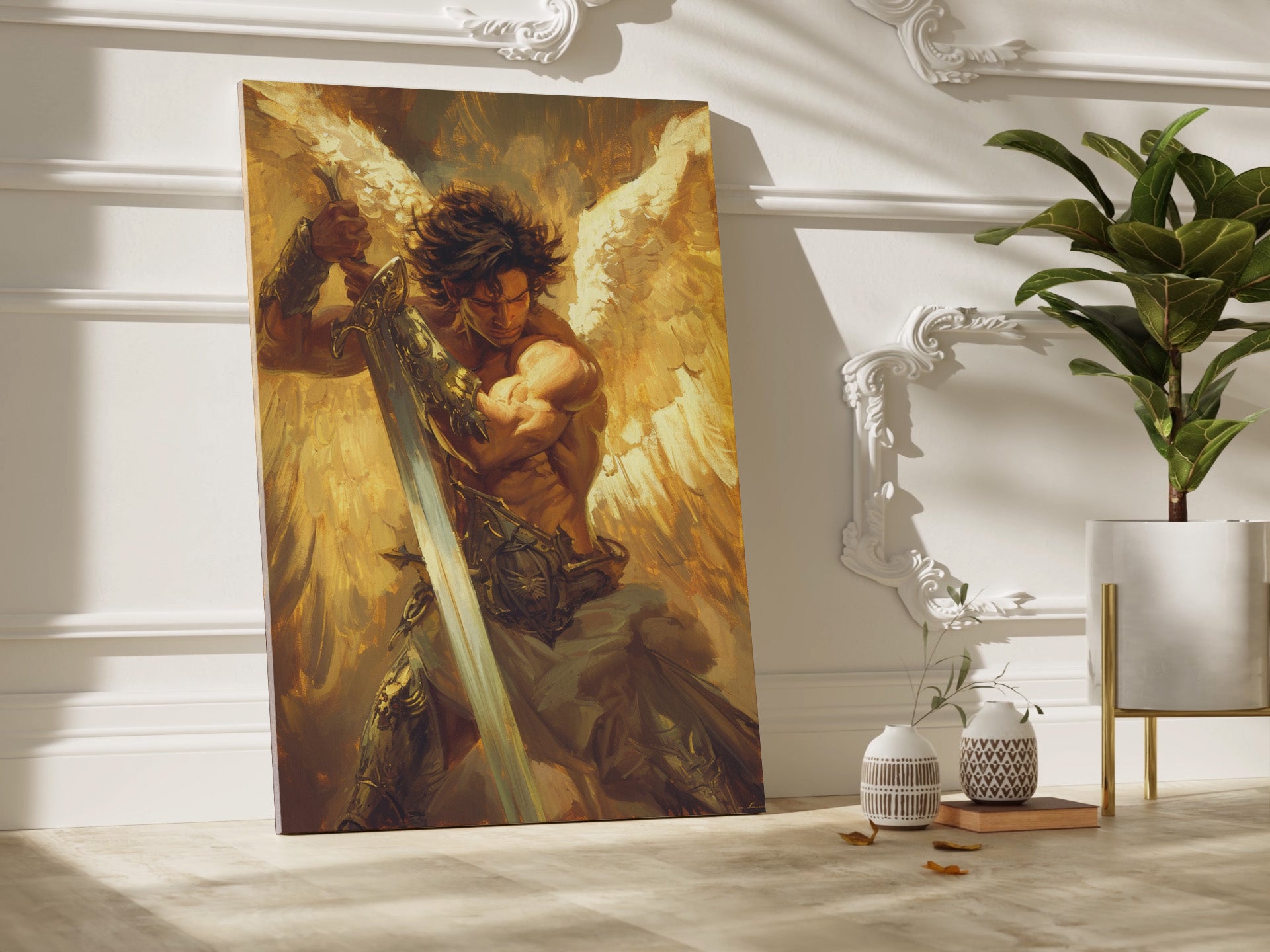 .75" Matte Canvas - Celestial Warrior&