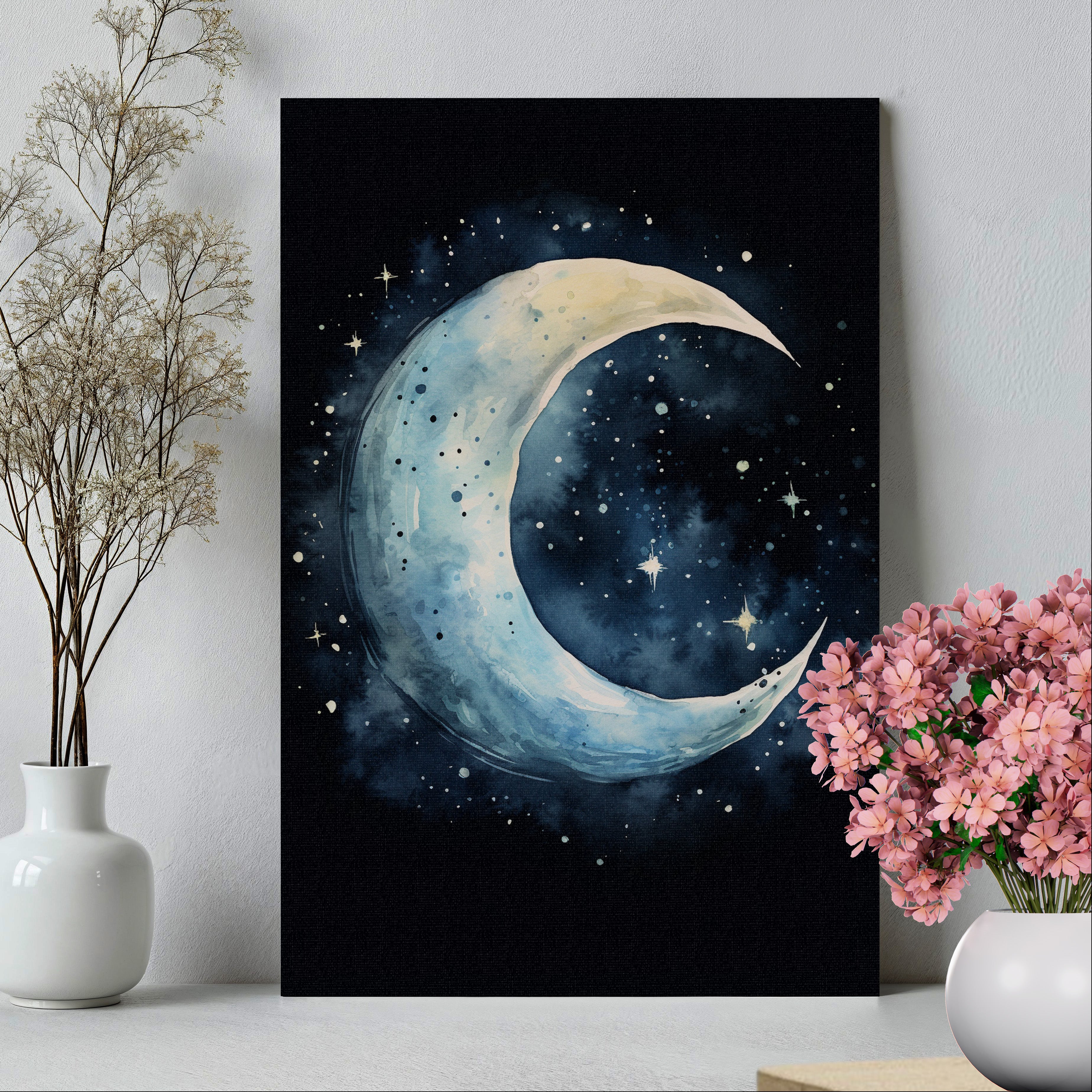 .75" Matte Canvas - Crescent Dreams Nocturne