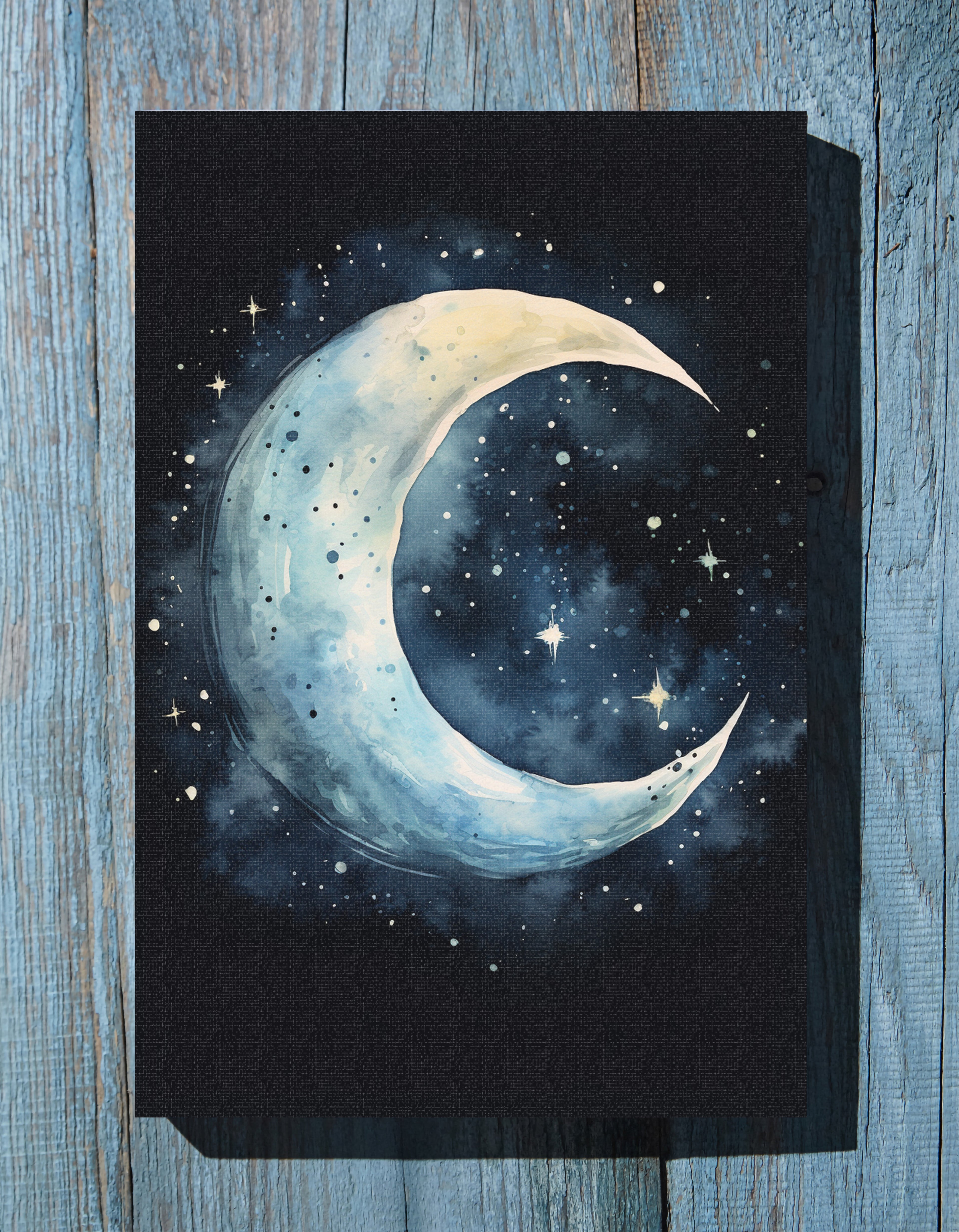 .75" Matte Canvas - Crescent Dreams Nocturne