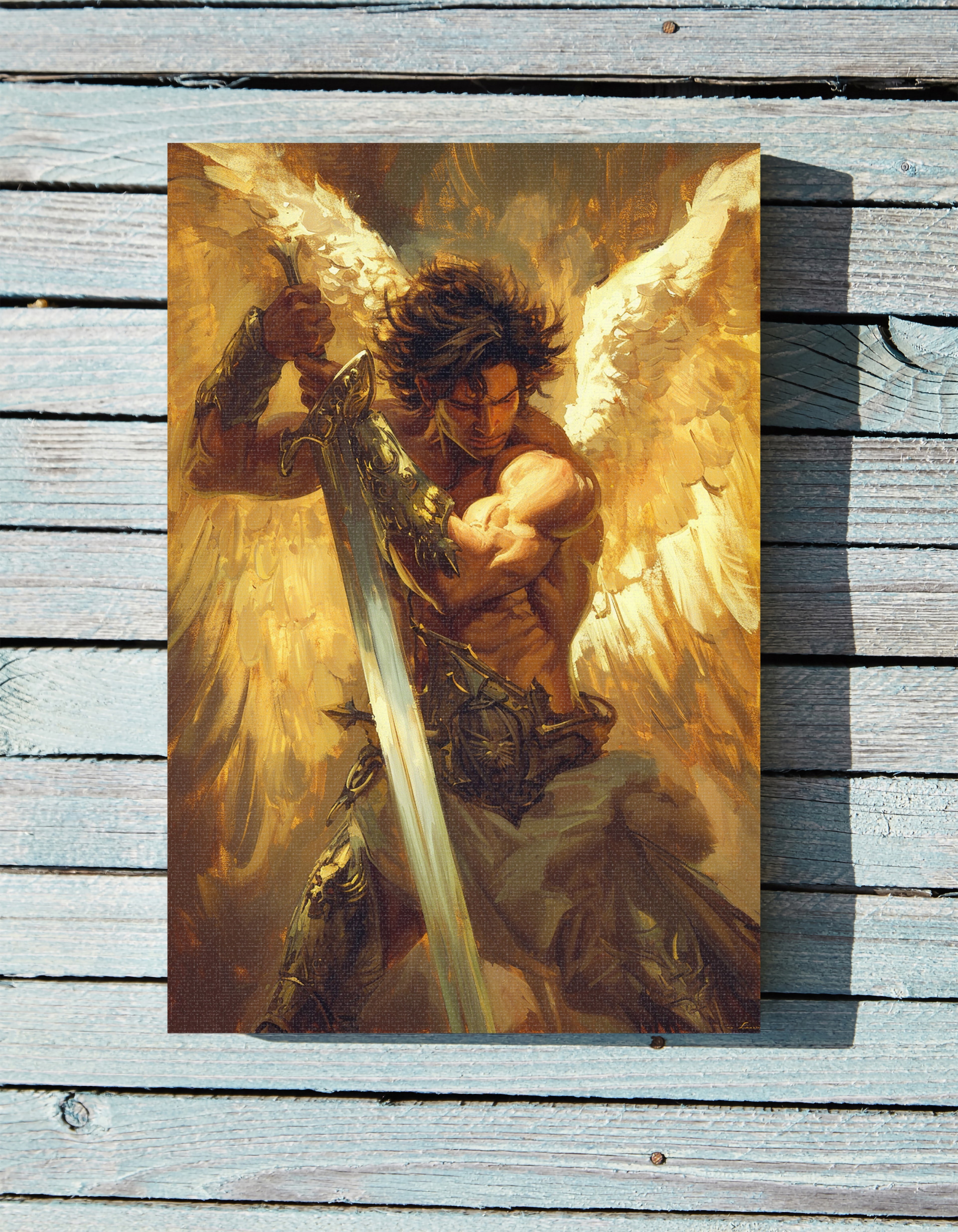 .75" Matte Canvas - Celestial Warrior&