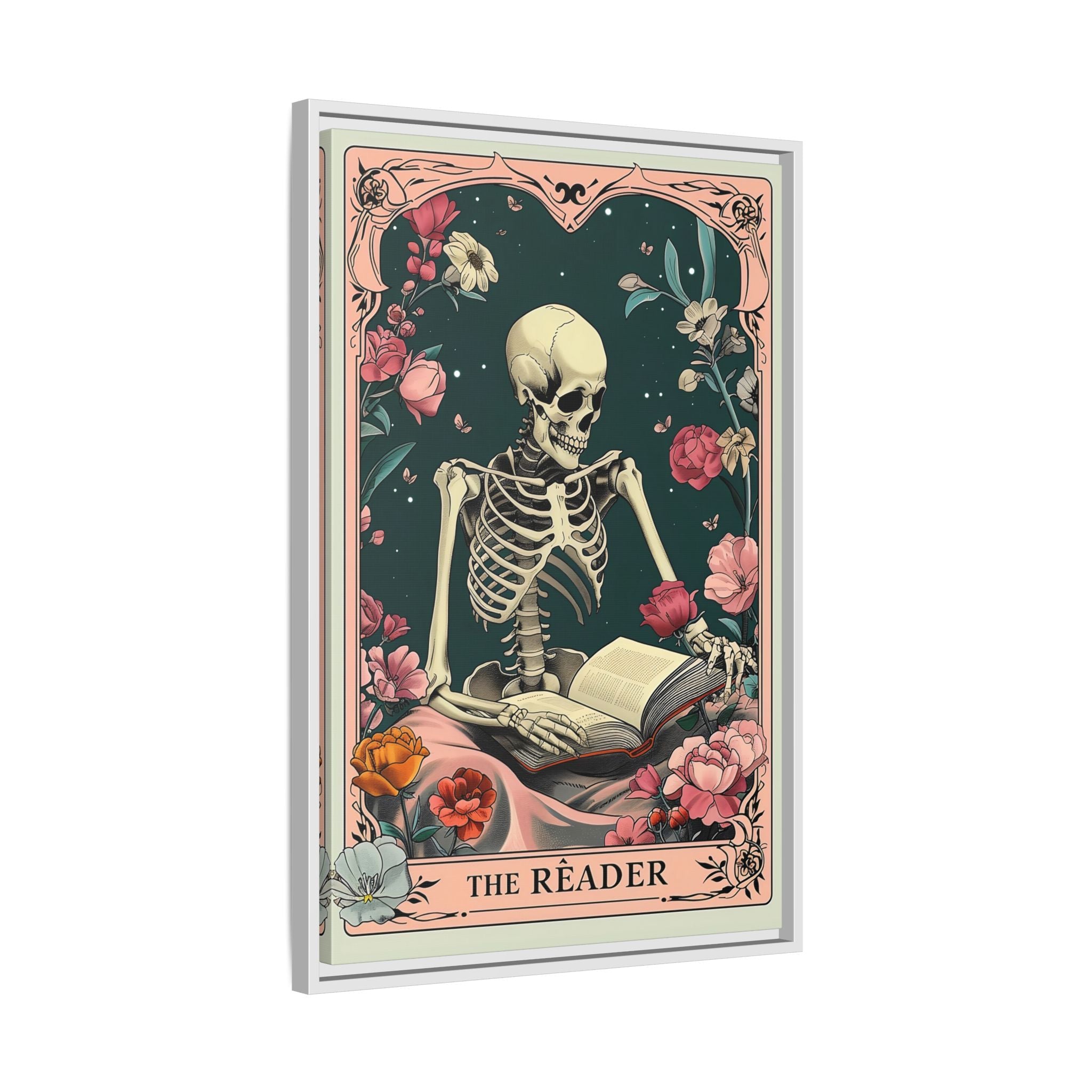 Framed Canvas - The Eternal Reader