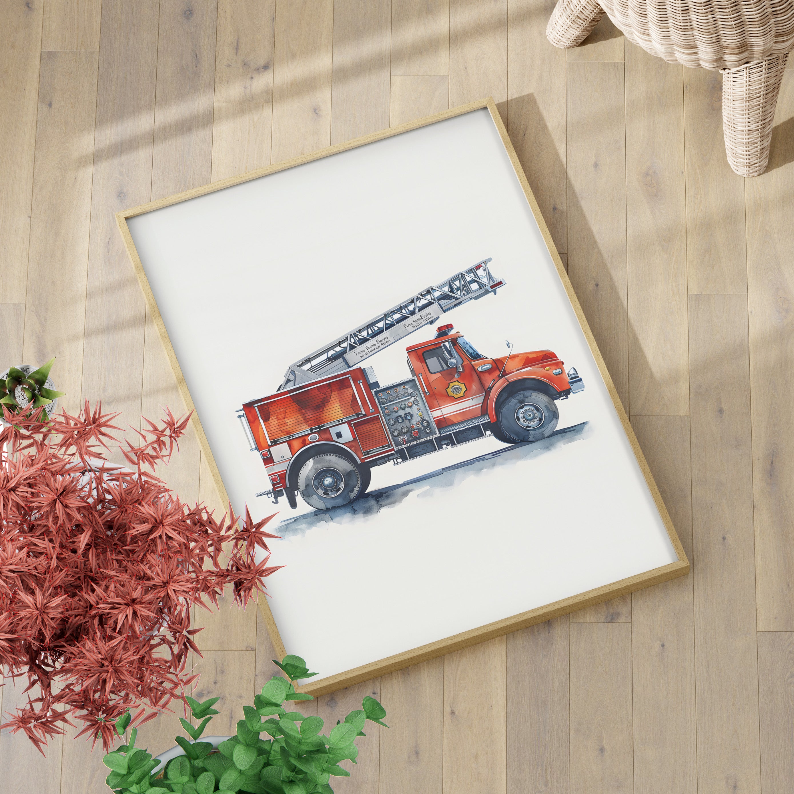 Ladder Firetruck Nursery