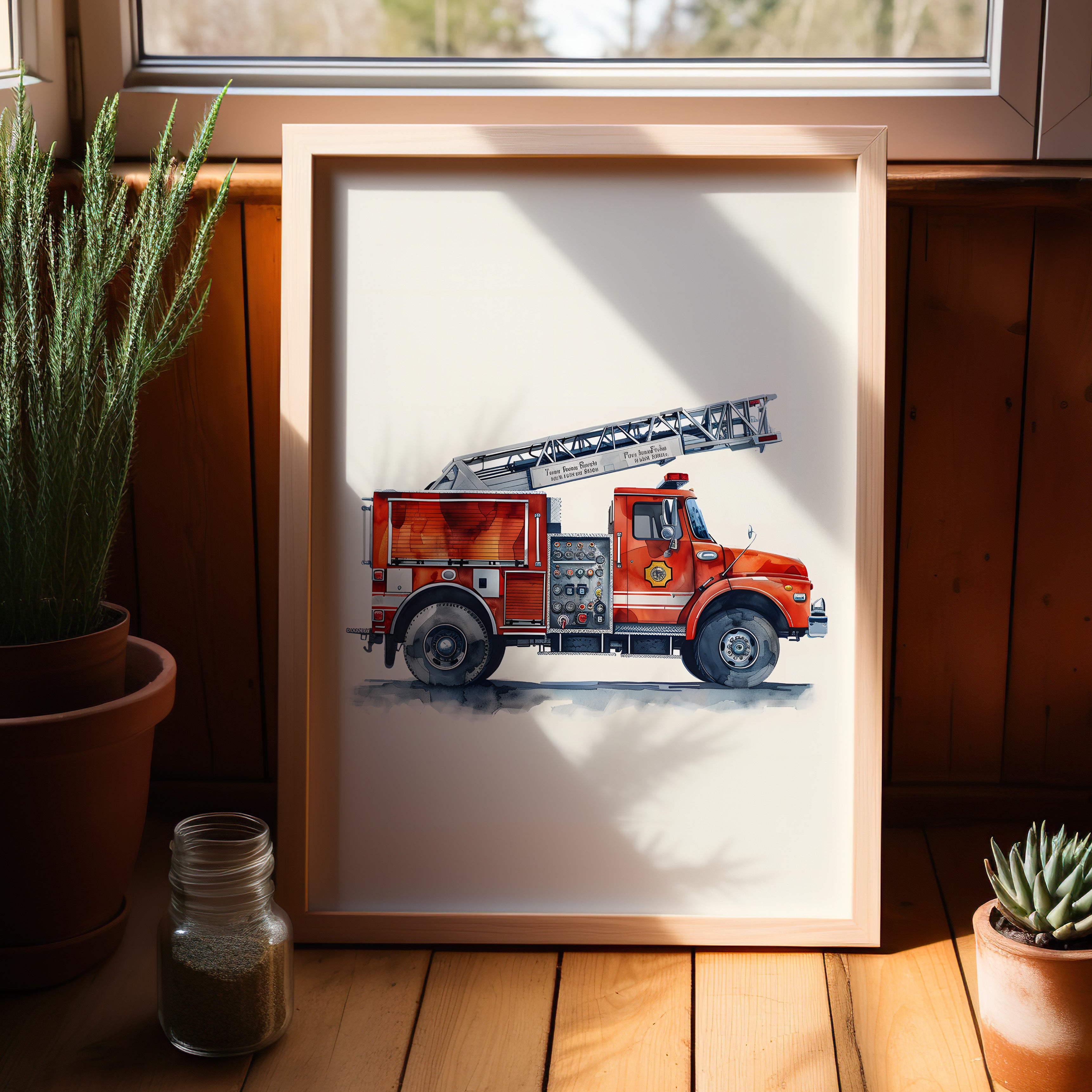 Ladder Firetruck Nursery