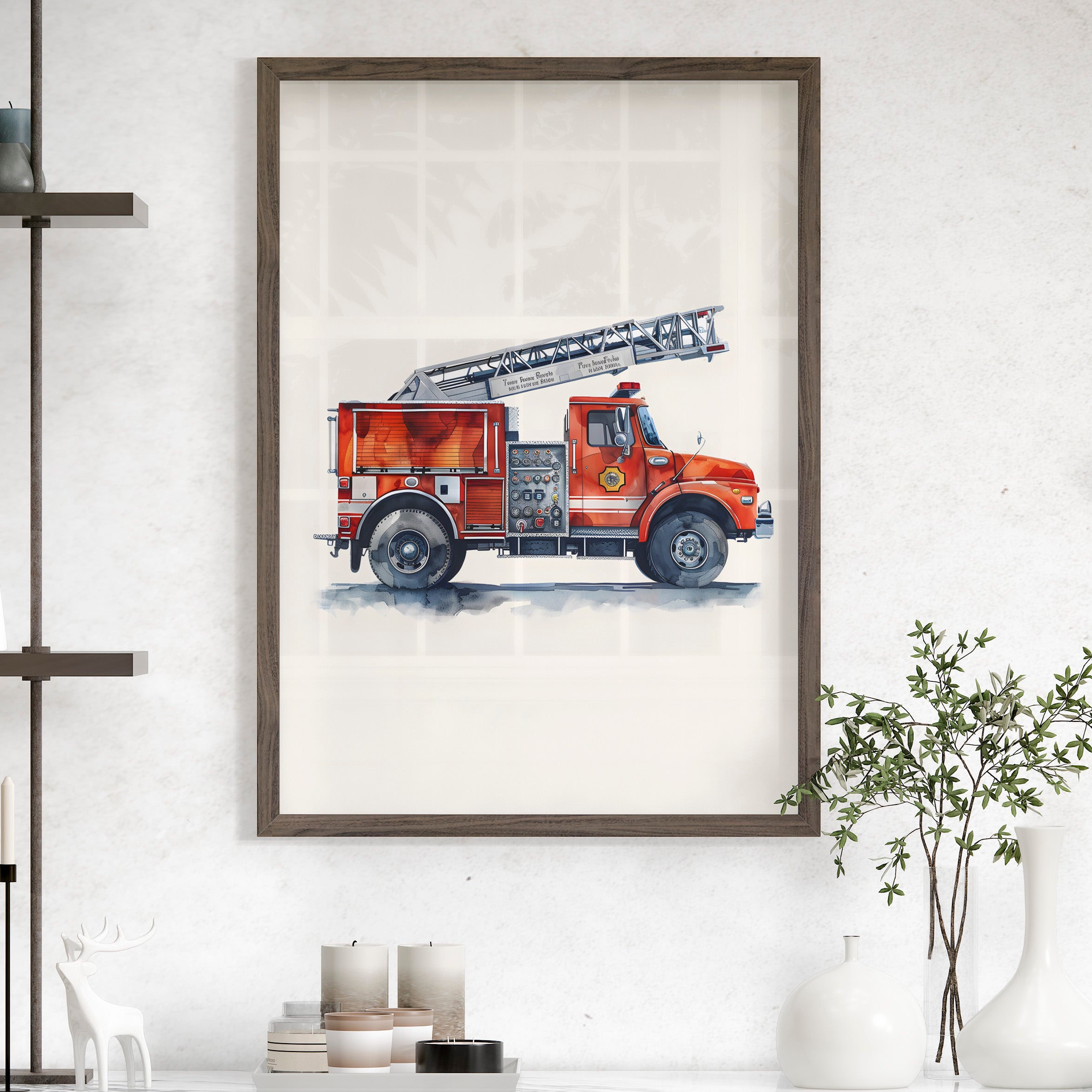 Ladder Firetruck Nursery