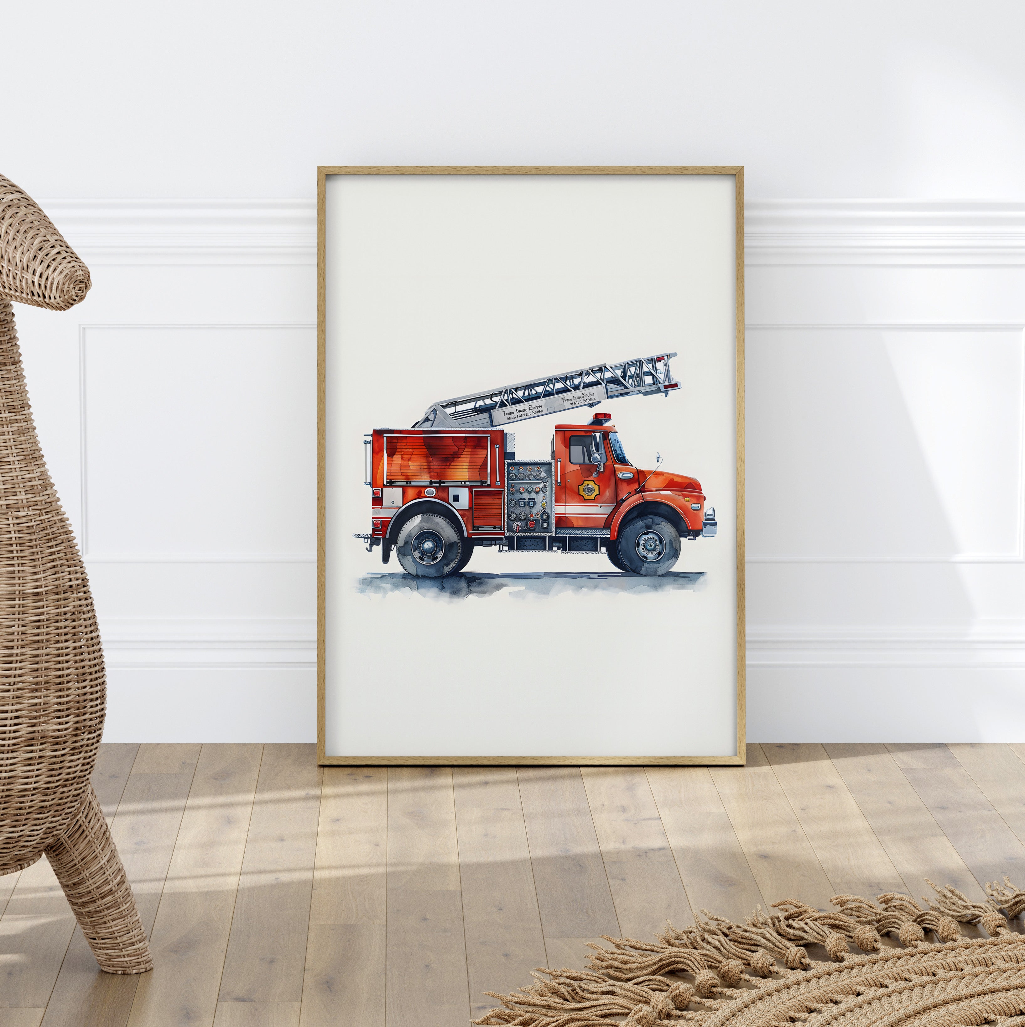 Ladder Firetruck Nursery