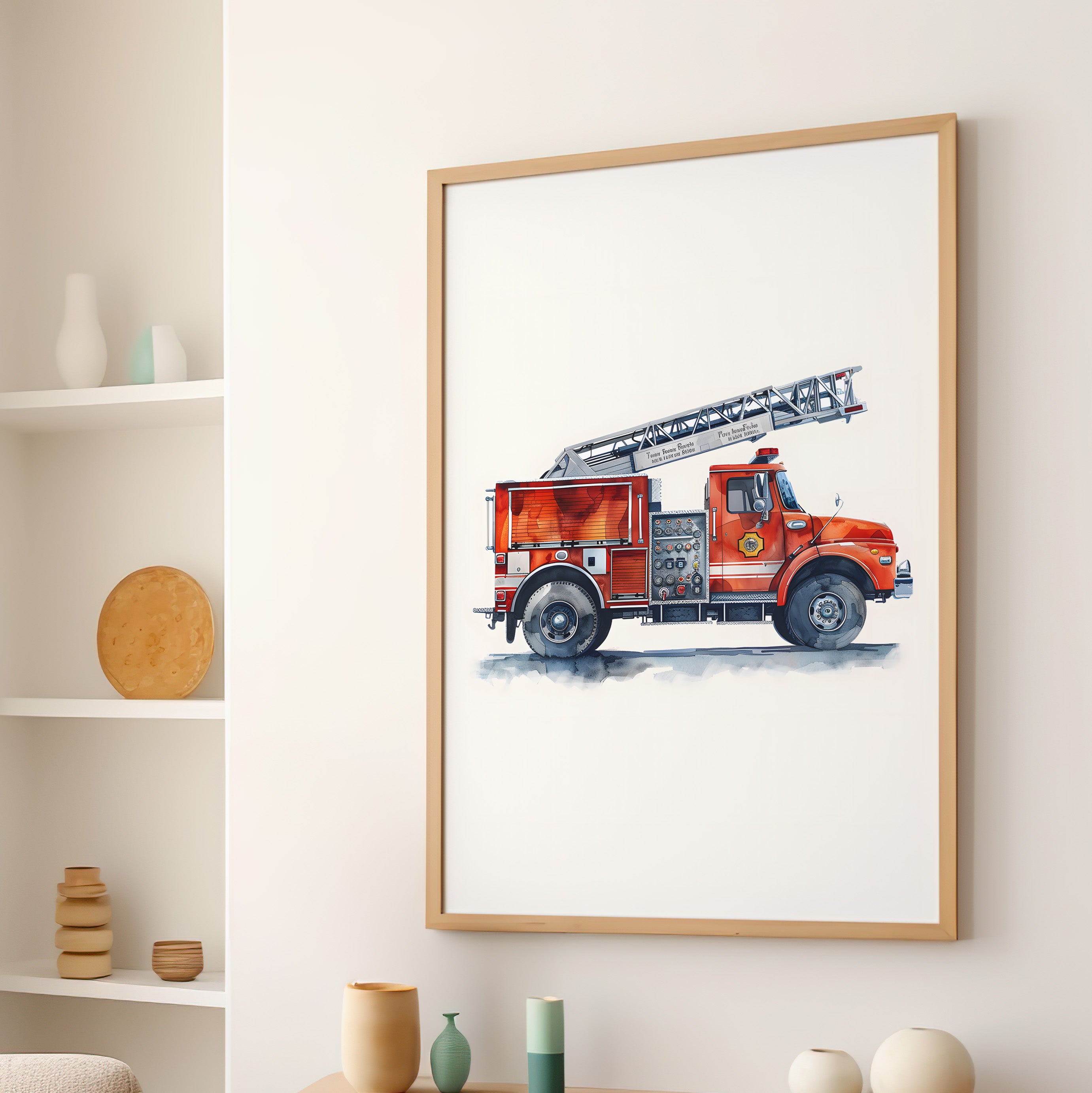 Ladder Firetruck Nursery