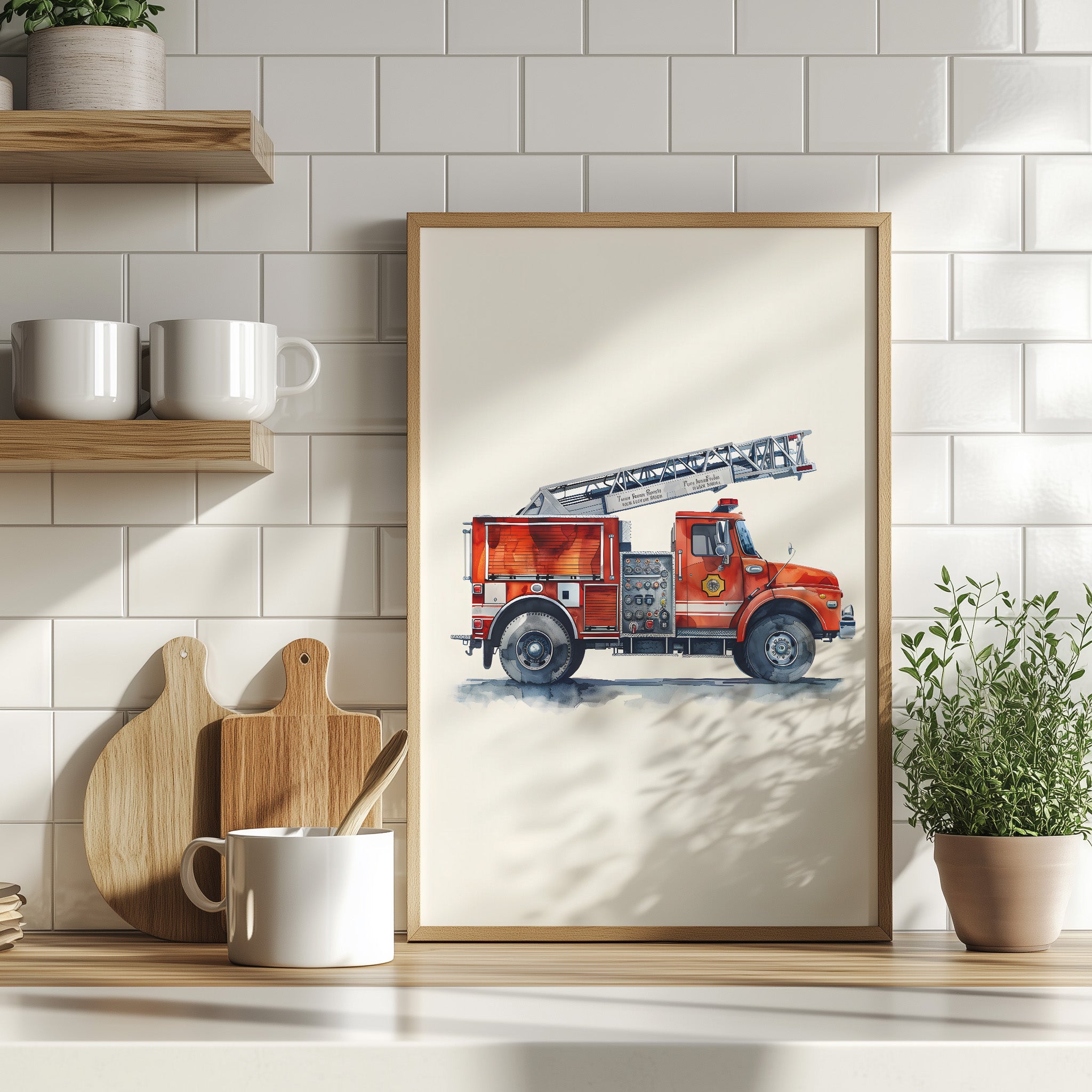 Ladder Firetruck Nursery