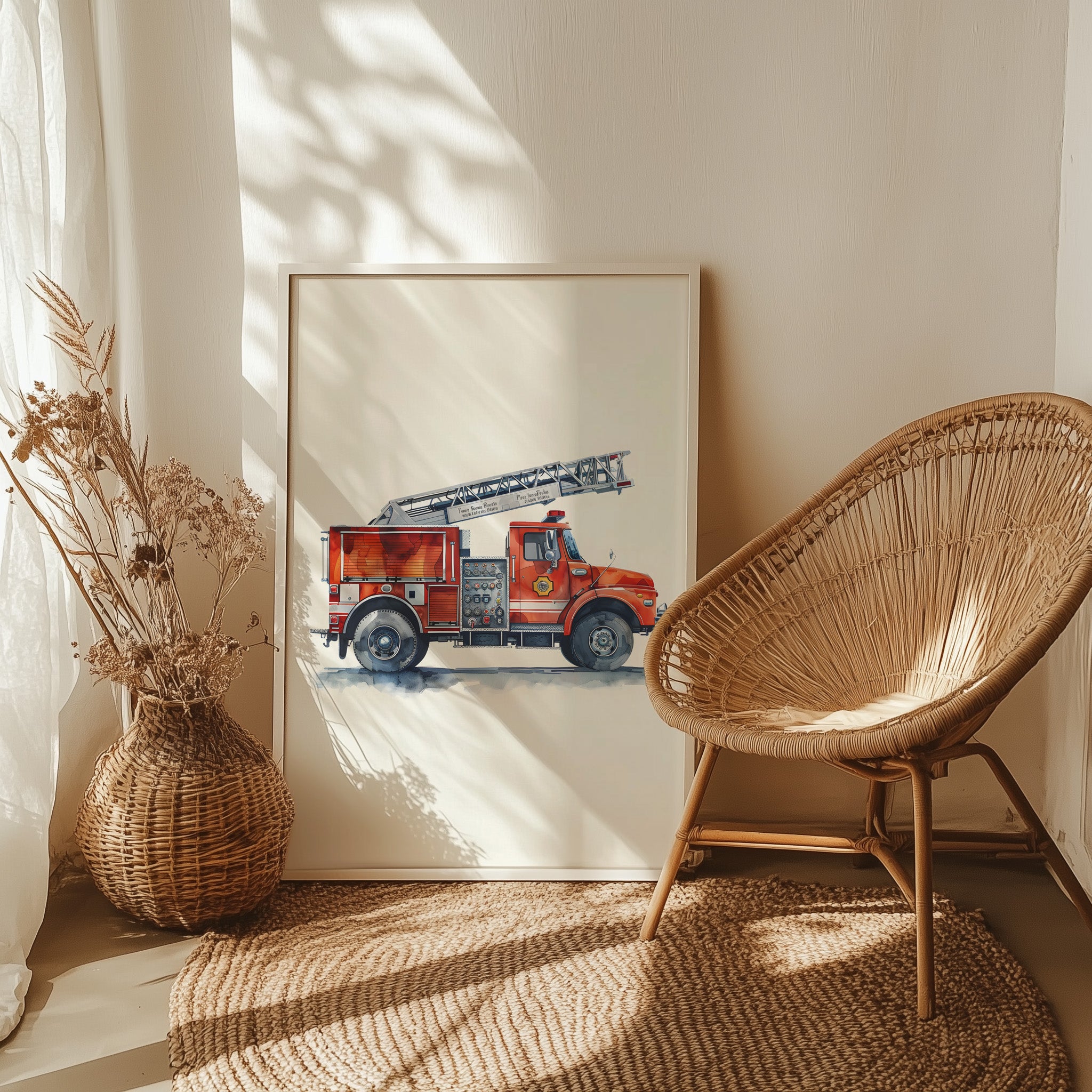 Ladder Firetruck Nursery