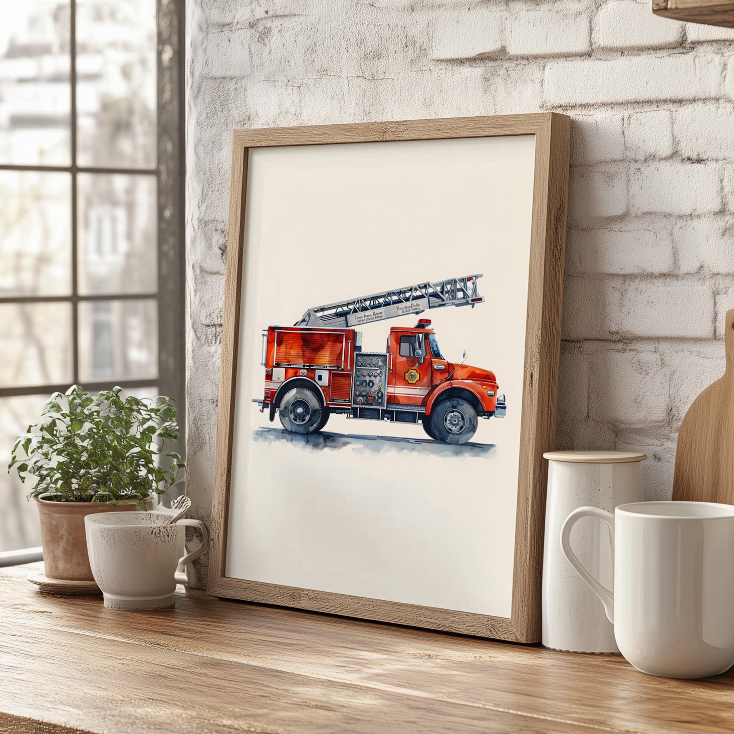 Ladder Firetruck Nursery