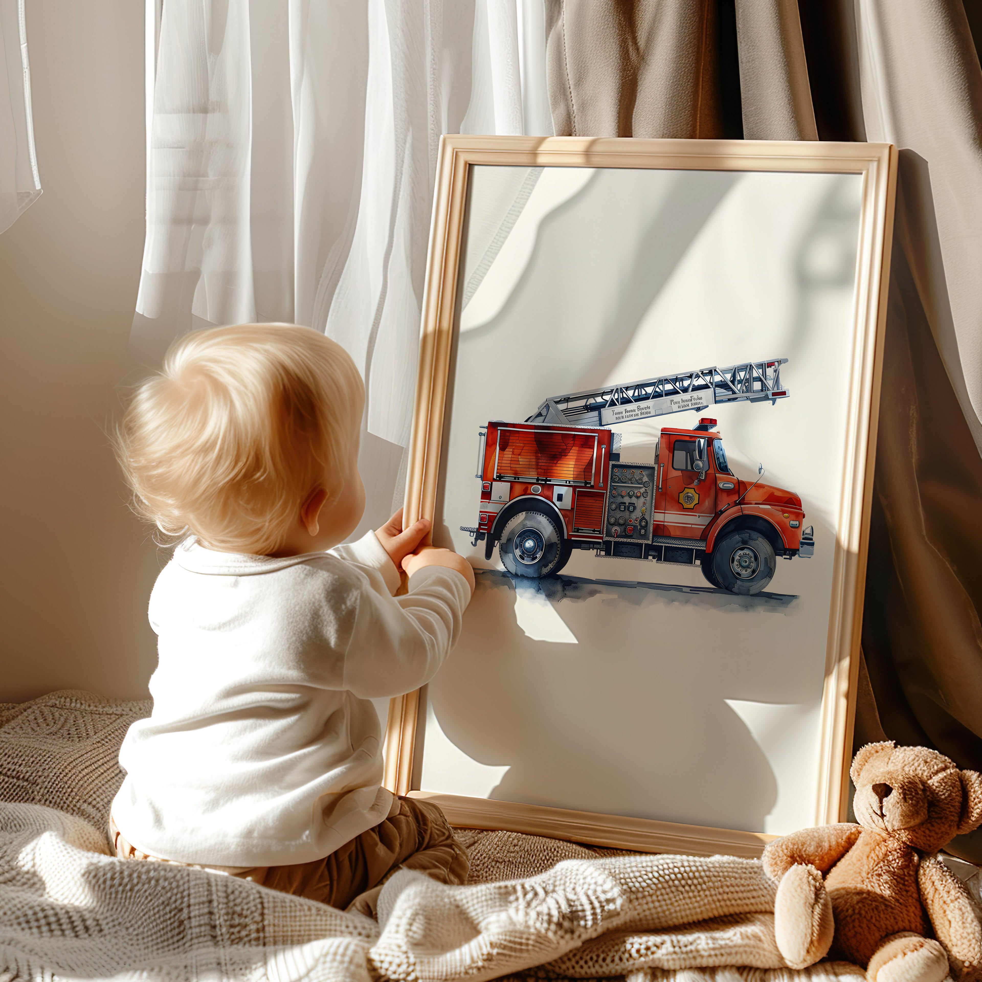 Ladder Firetruck Nursery