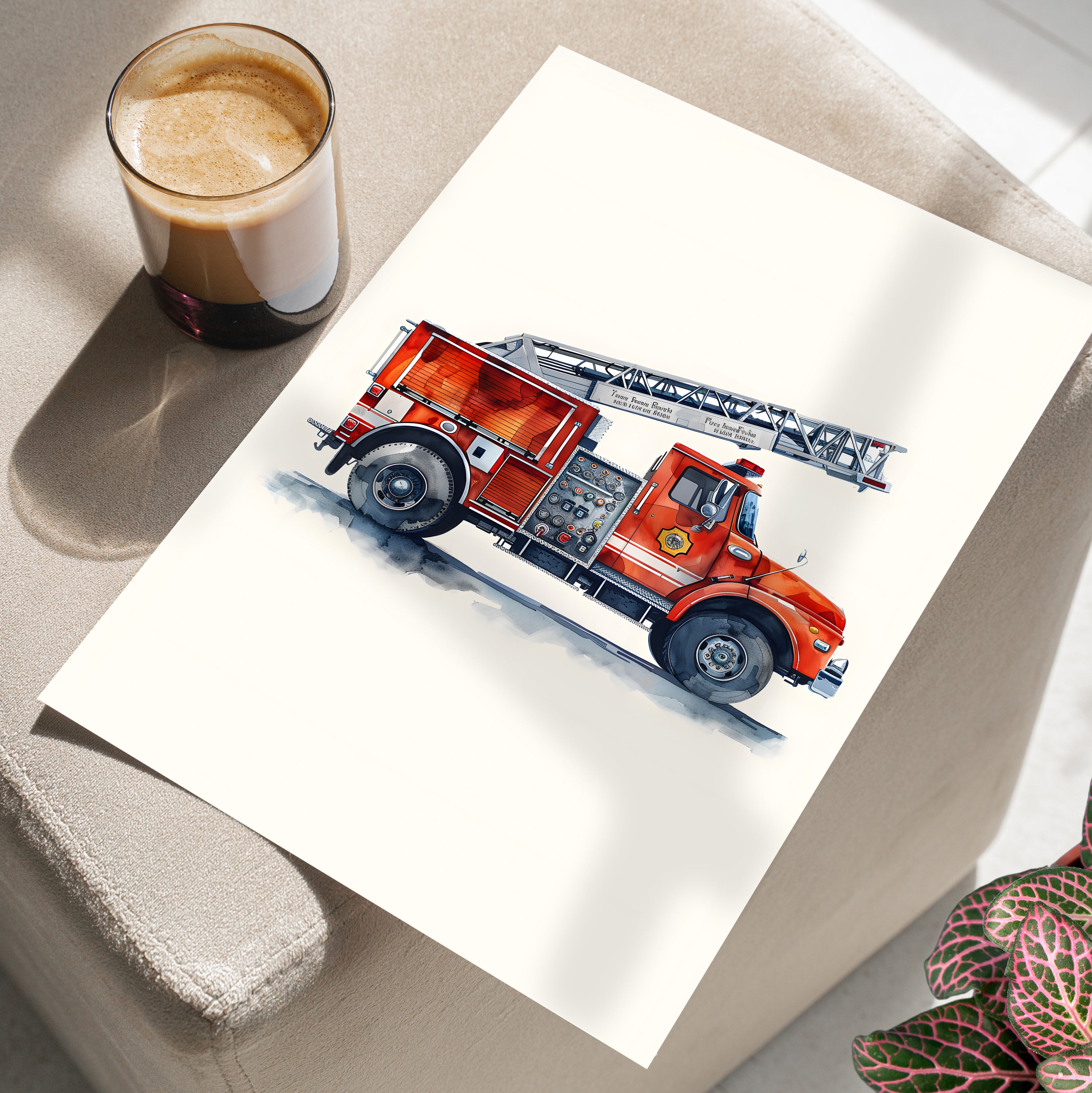 Ladder Firetruck Nursery