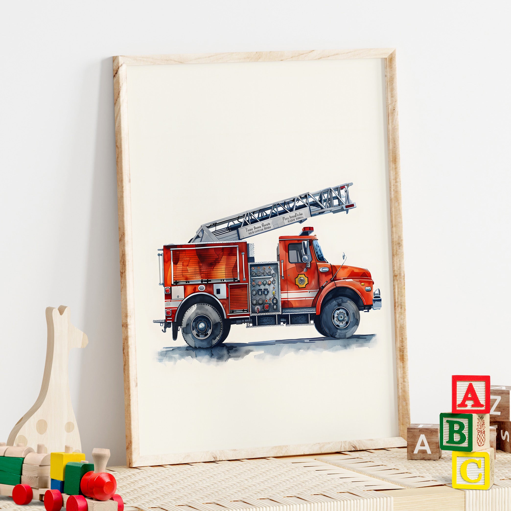 Ladder Firetruck Nursery
