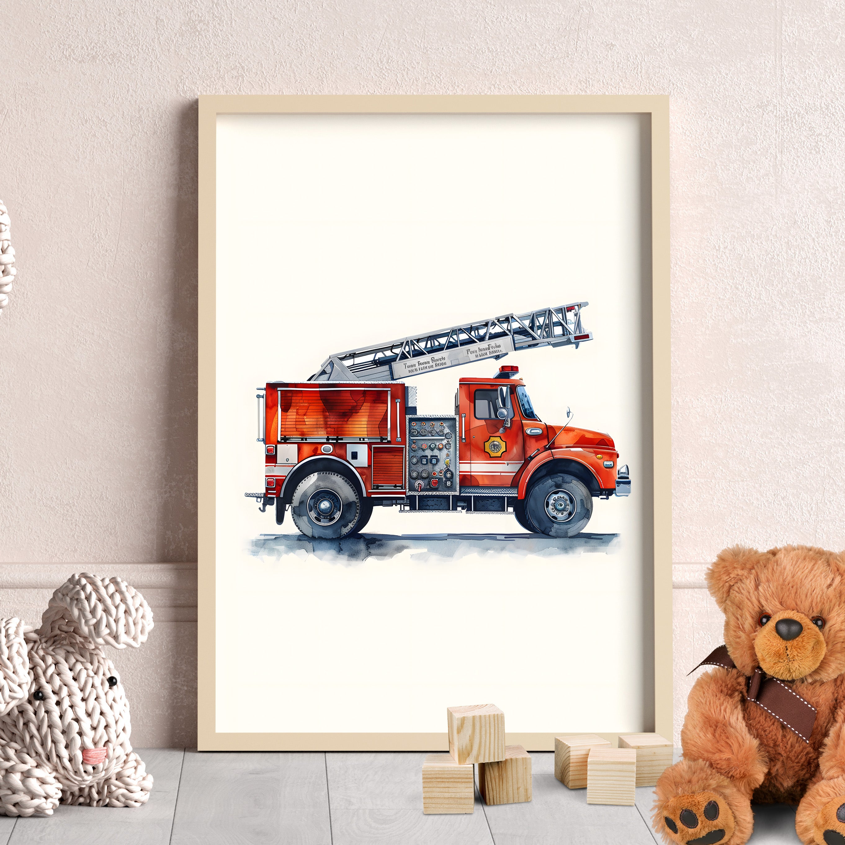 Ladder Firetruck Nursery
