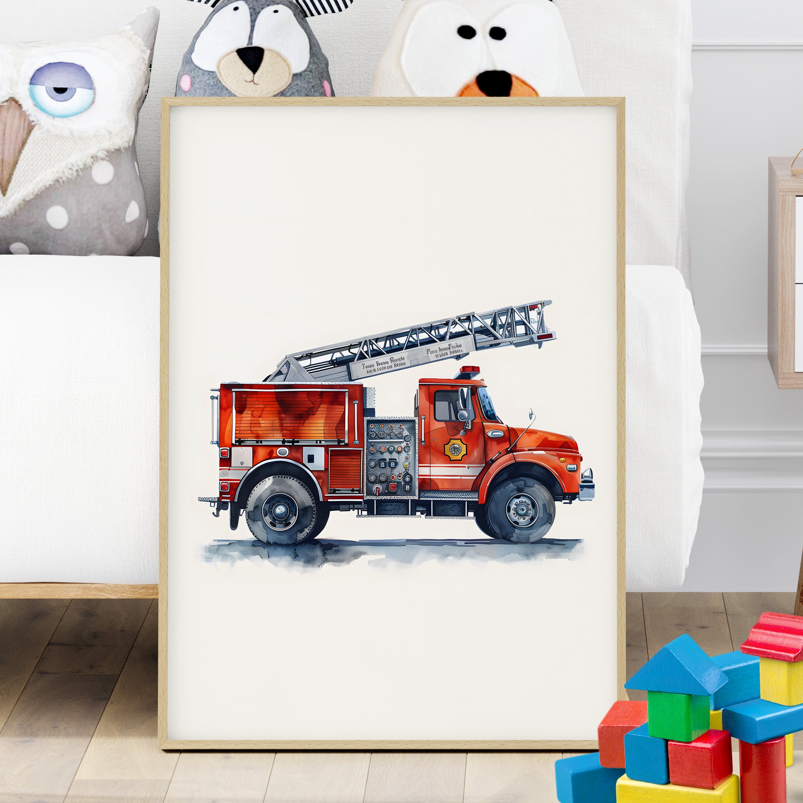 Ladder Firetruck Nursery