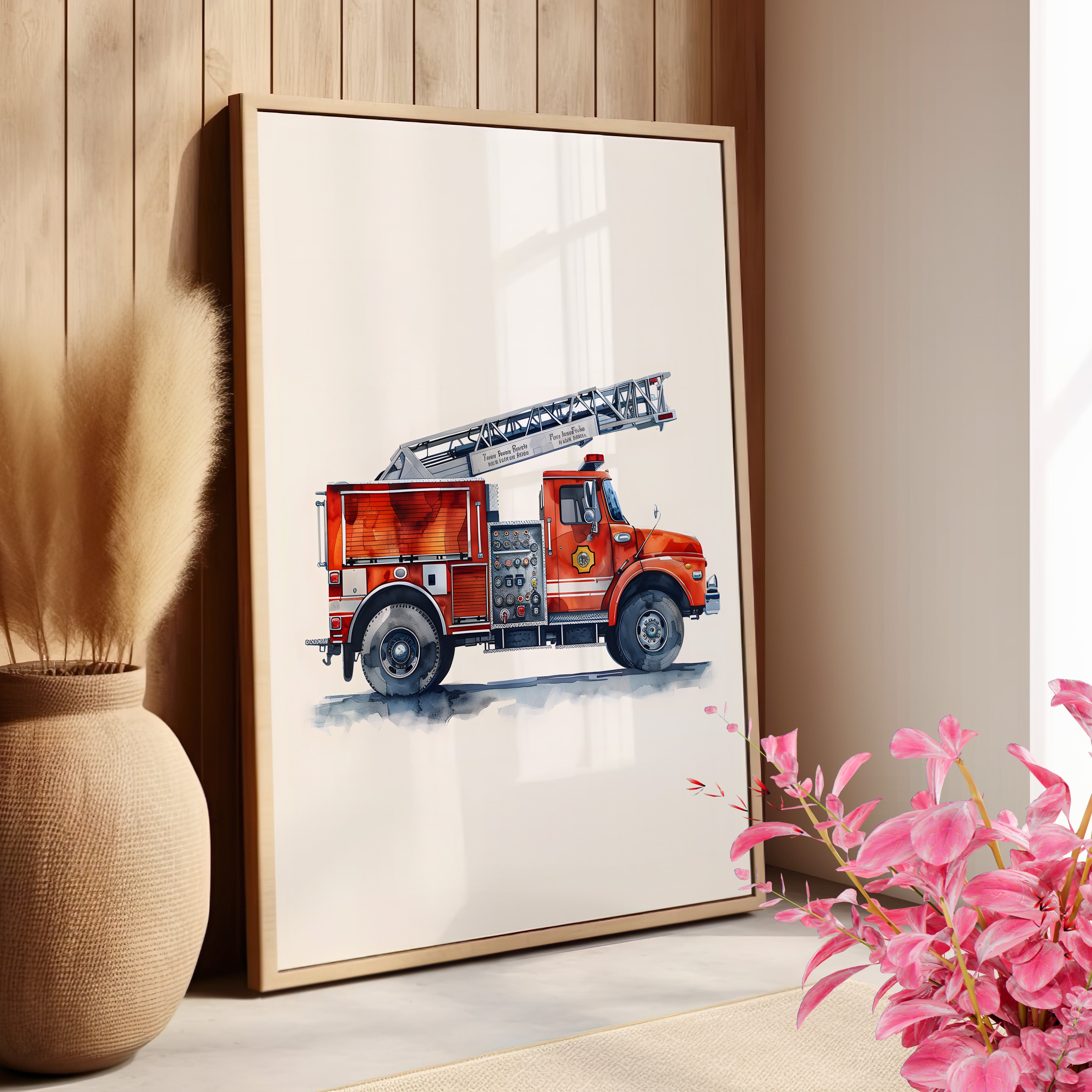 Ladder Firetruck Nursery