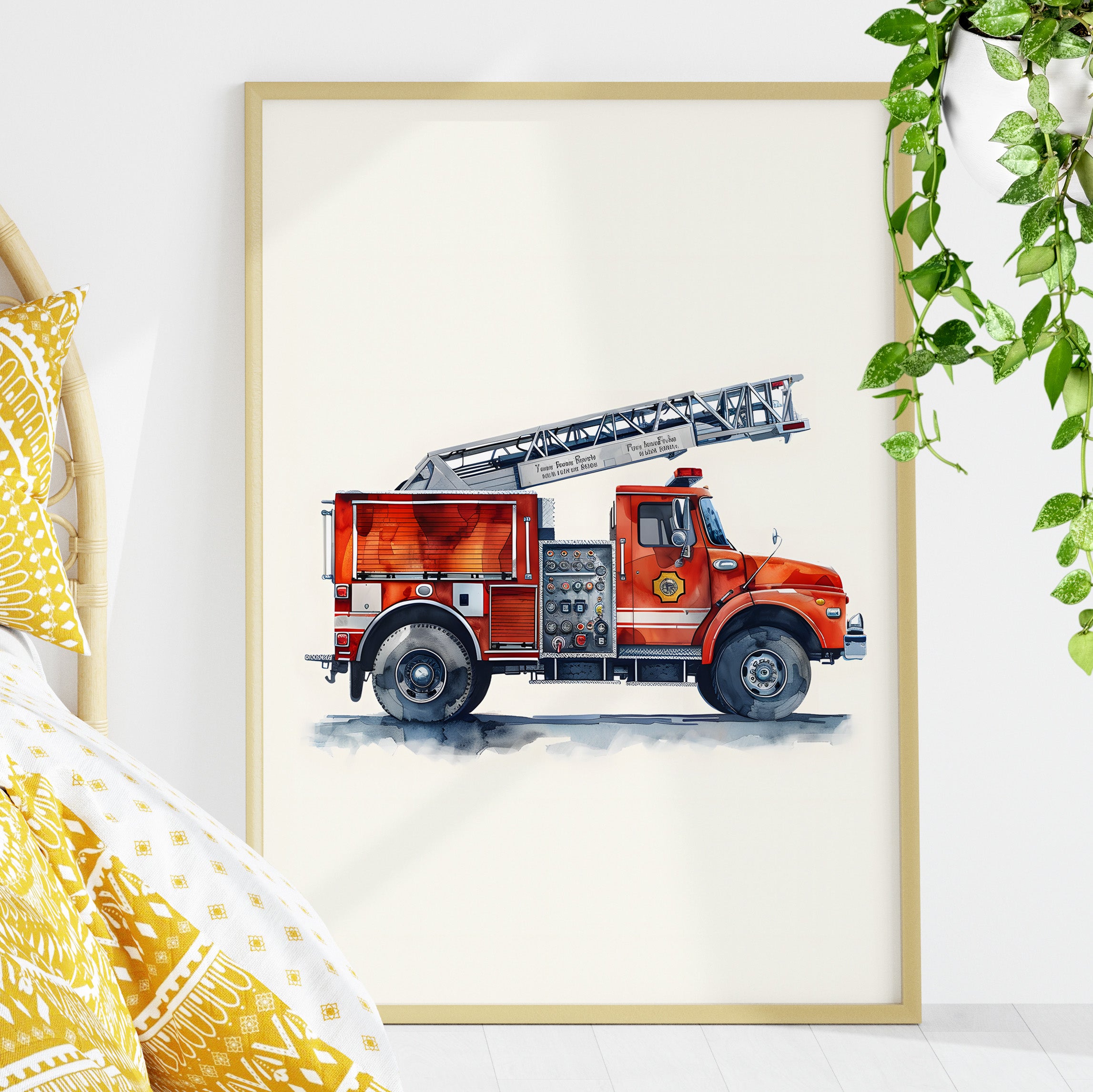 Ladder Firetruck Nursery