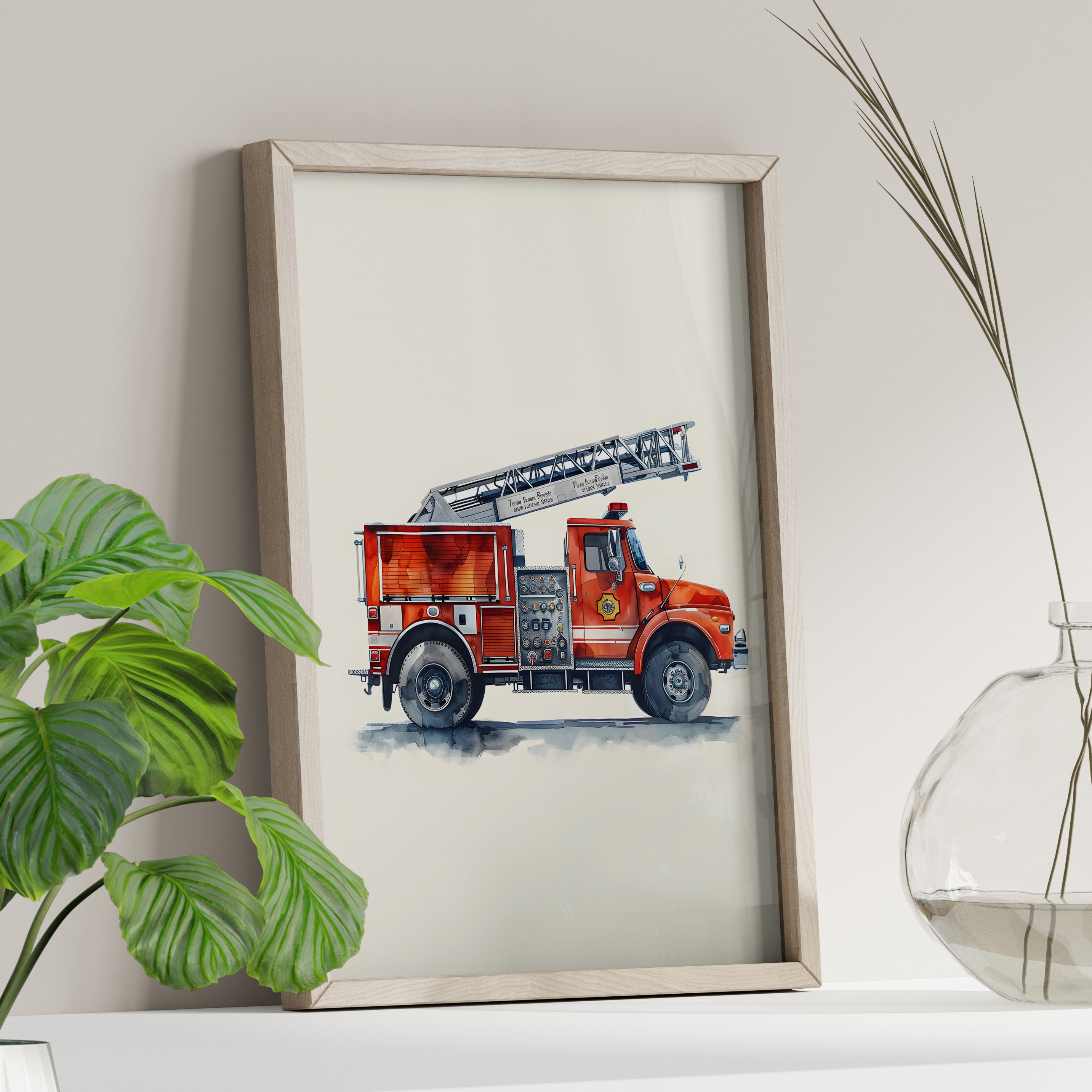 Ladder Firetruck Nursery