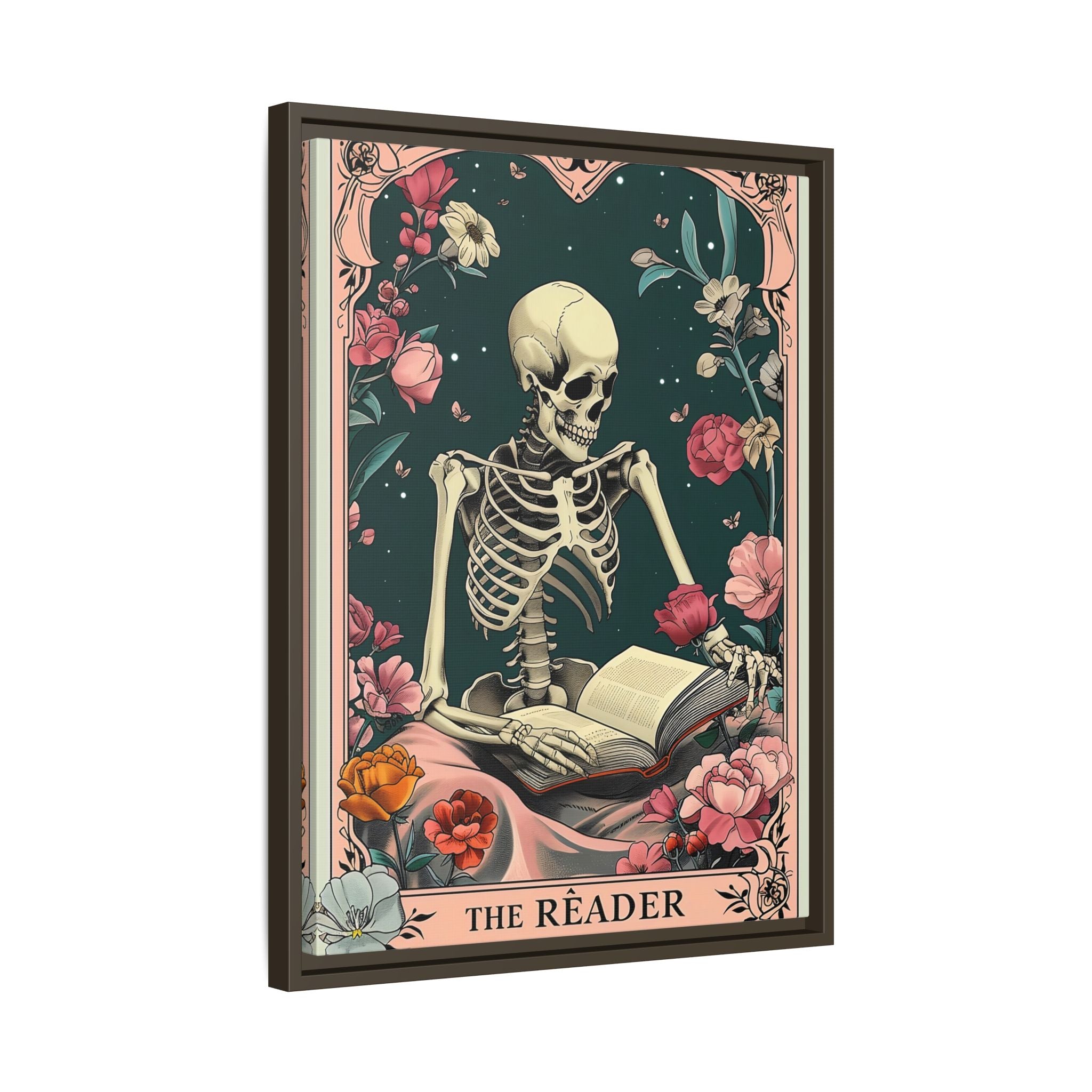 Framed Canvas - The Eternal Reader