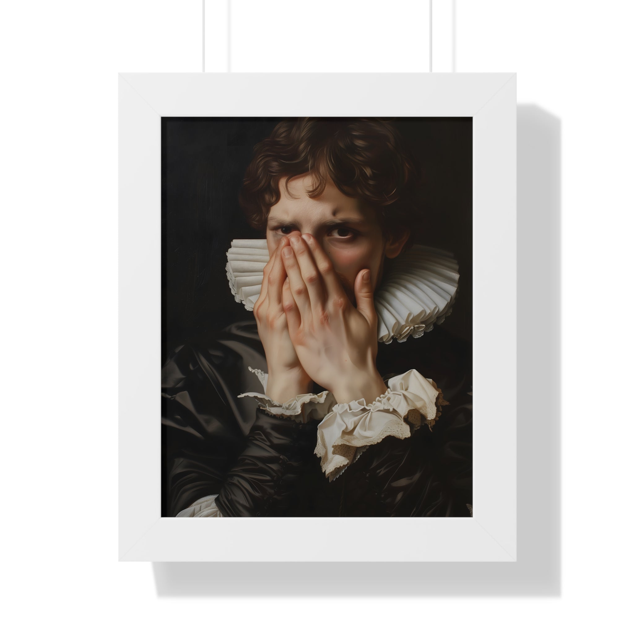 Framed Paper Print - The Foul Flush Reaction