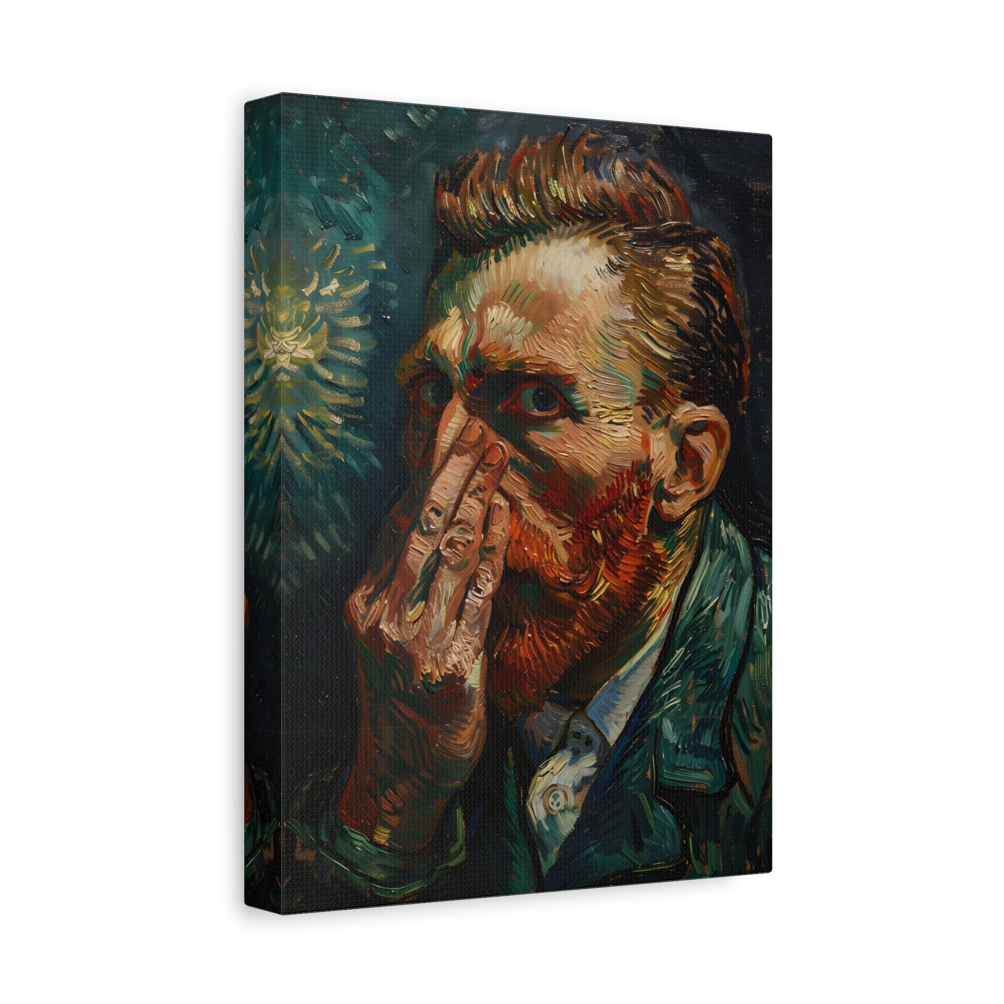 1.25" Matte Canvas - Van Gogh Stinky Glare