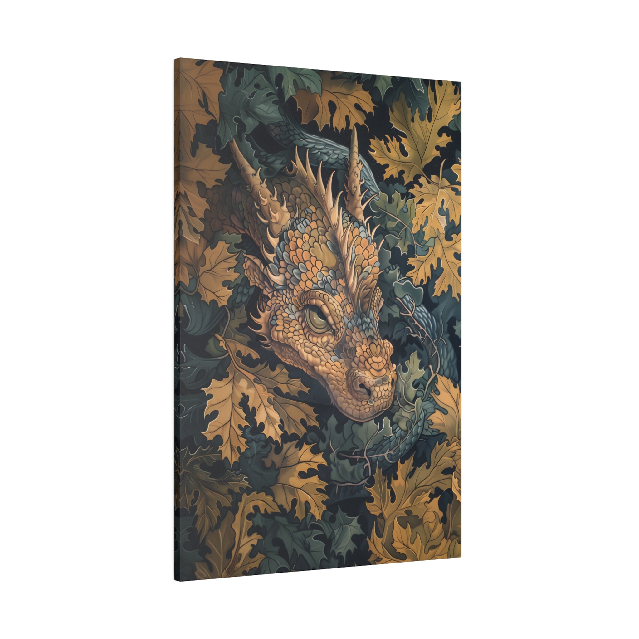 .75" Matte Canvas - Enchanted Forest Dragon
