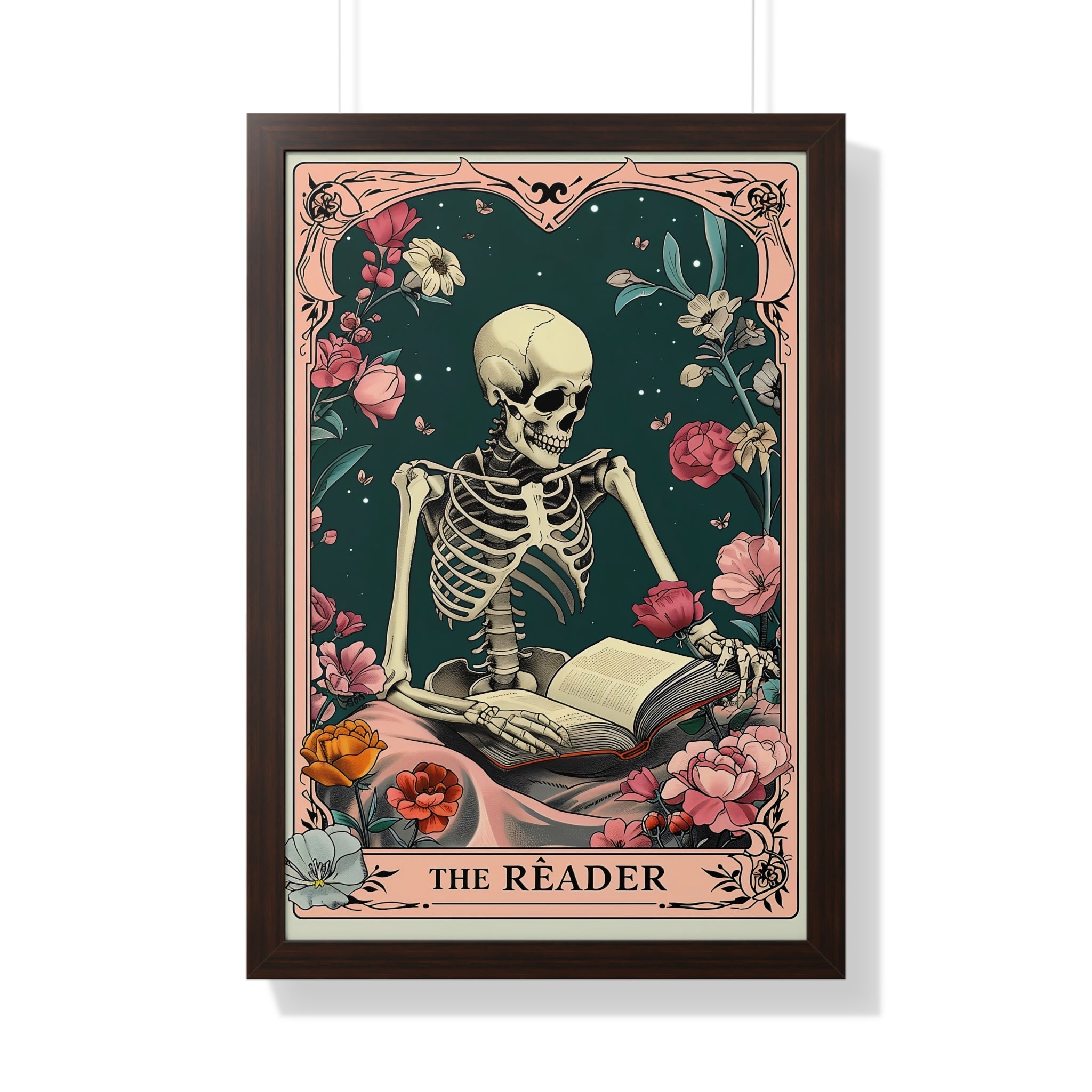 Framed Paper Print - The Eternal Reader