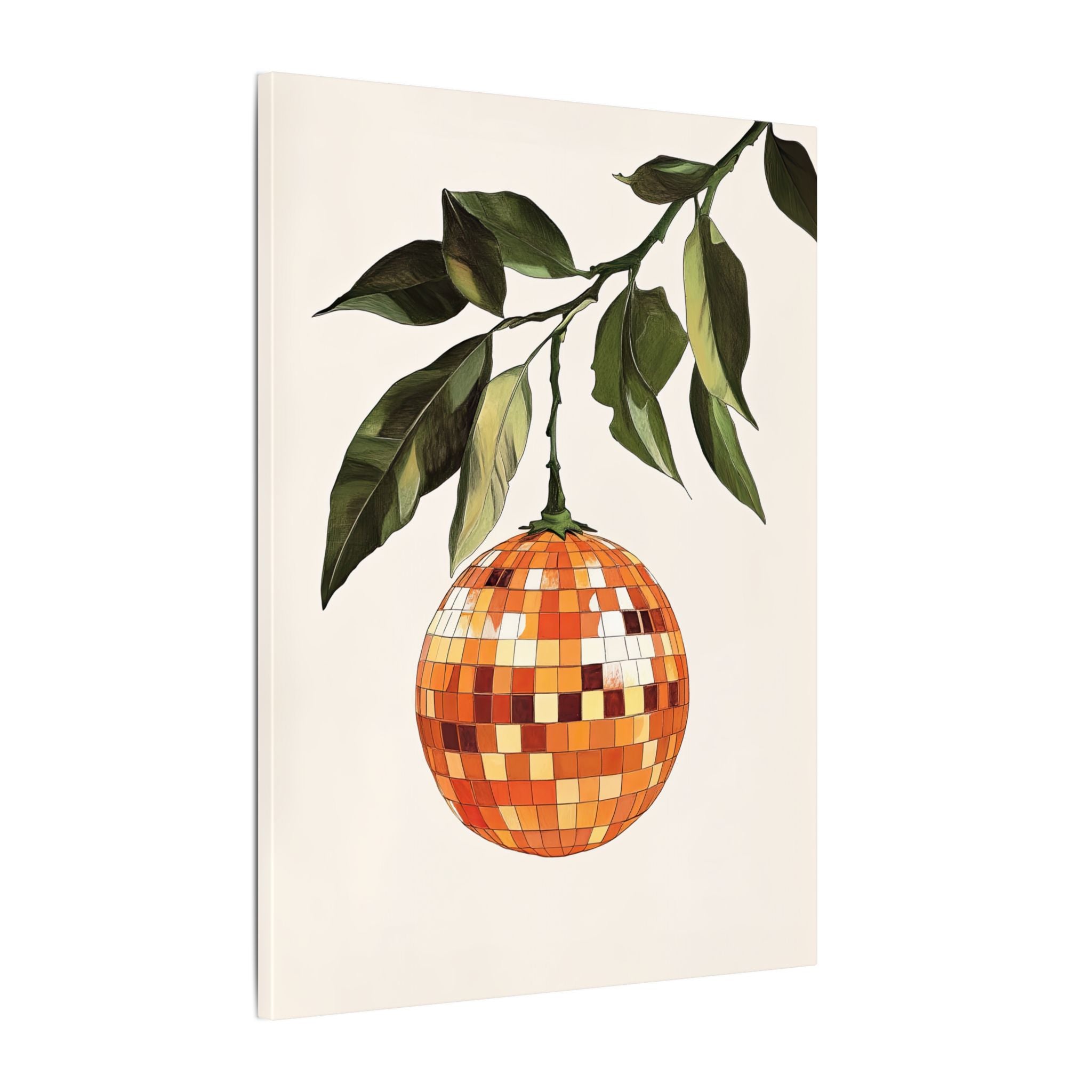 .75" Matte Canvas - Citrus Disco Glow Drop