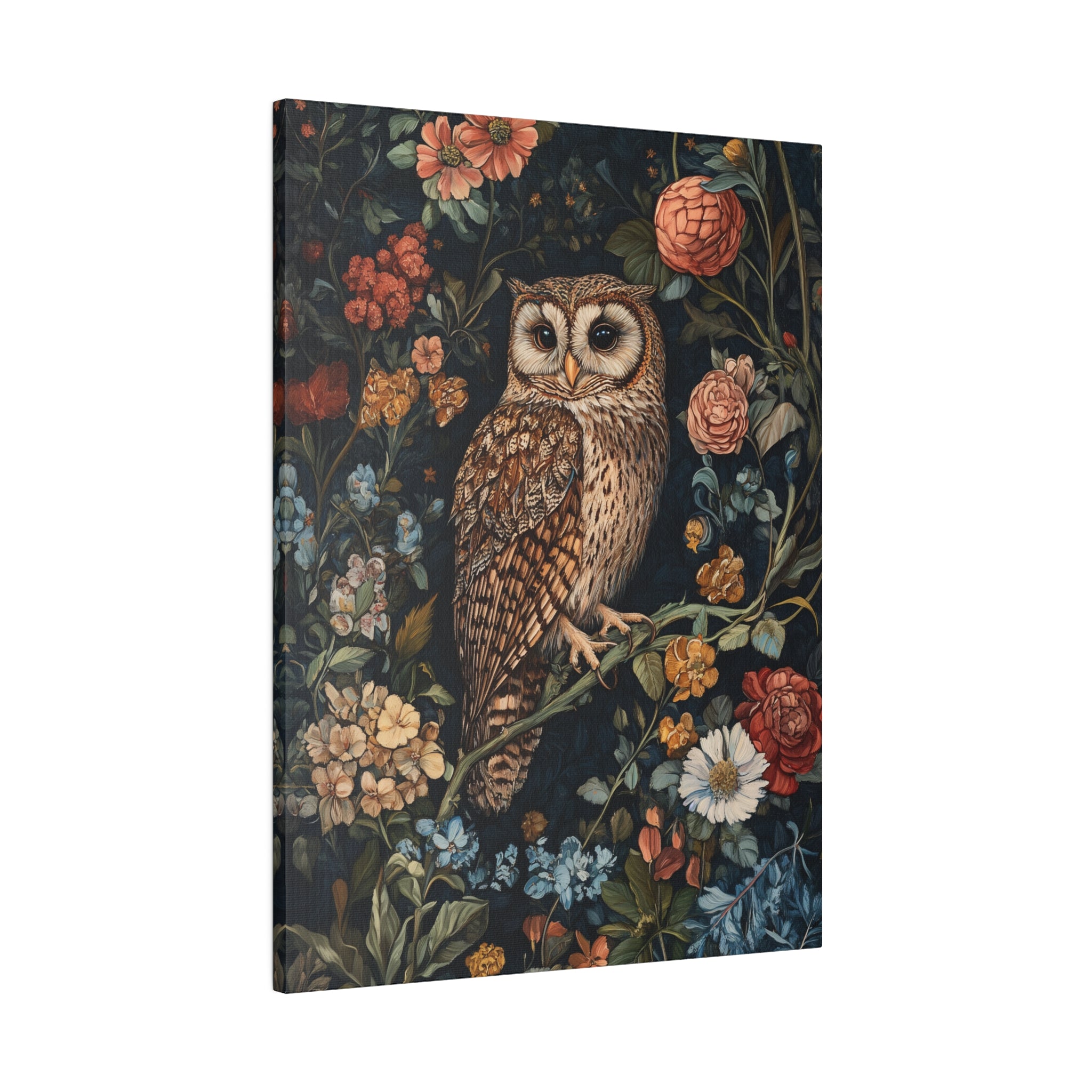 .75" Matte Canvas - Guardian of the Floral Night