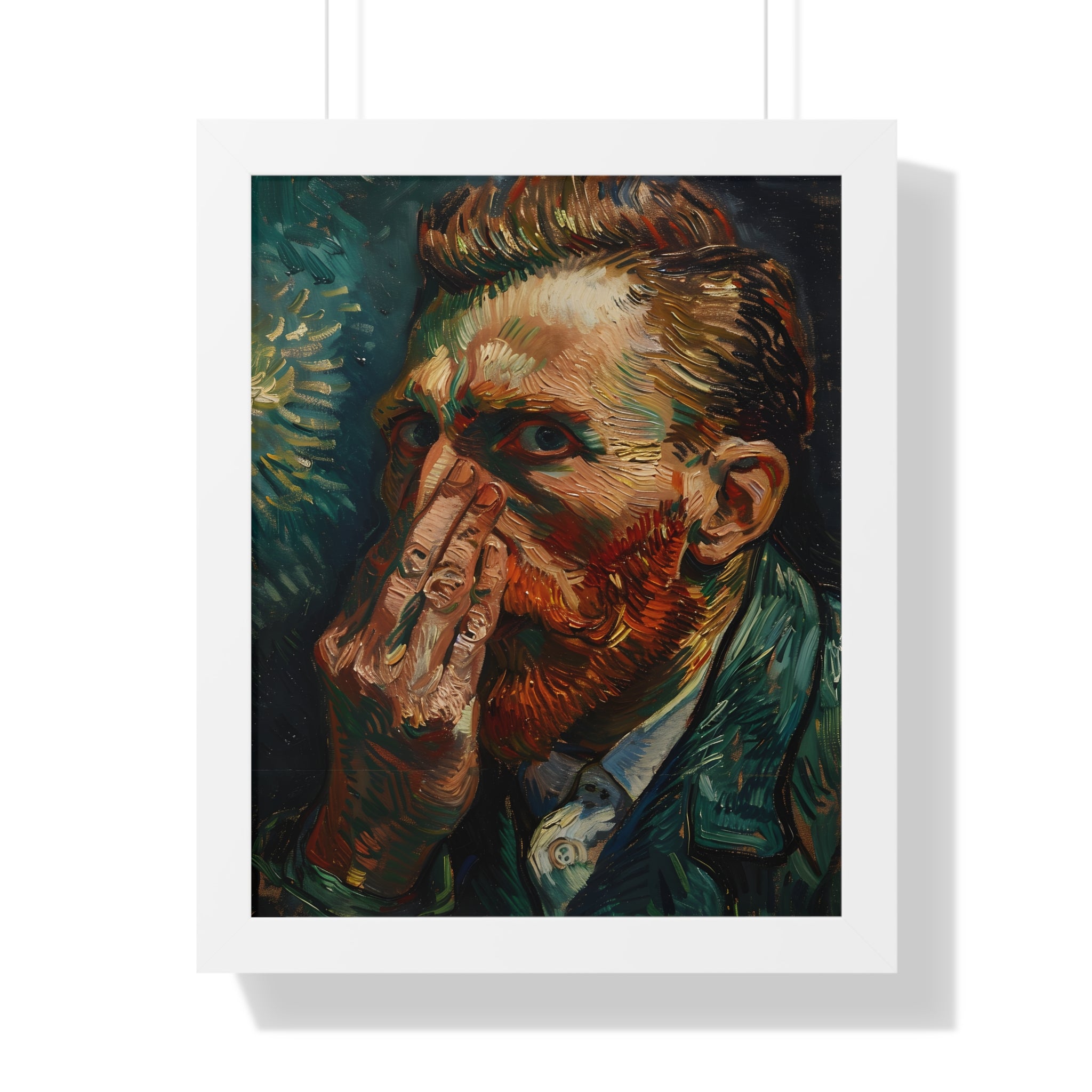 Framed Paper Print - Van Gogh Stinky Glare