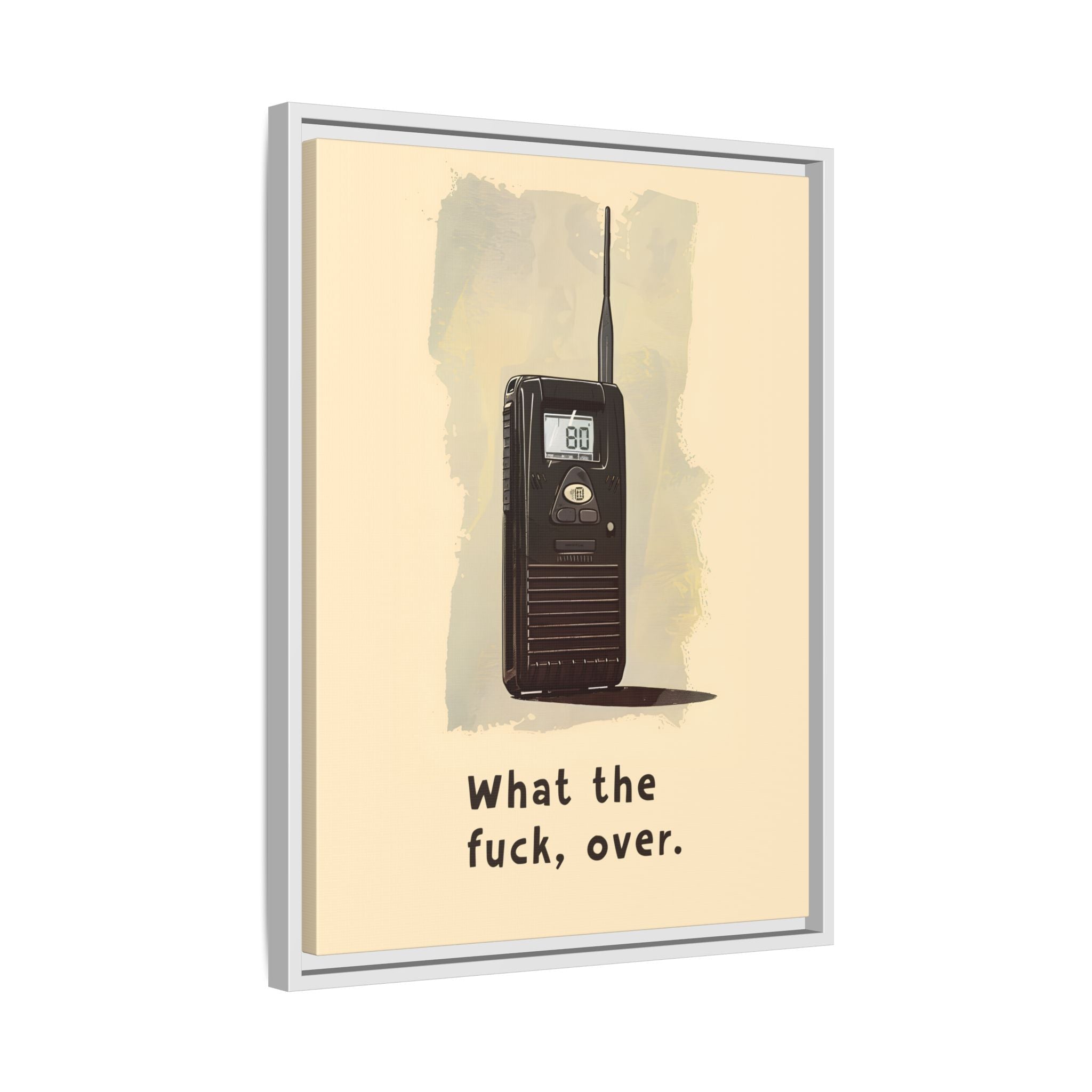 Framed Canvas - Walkie Talkie WTF Moment