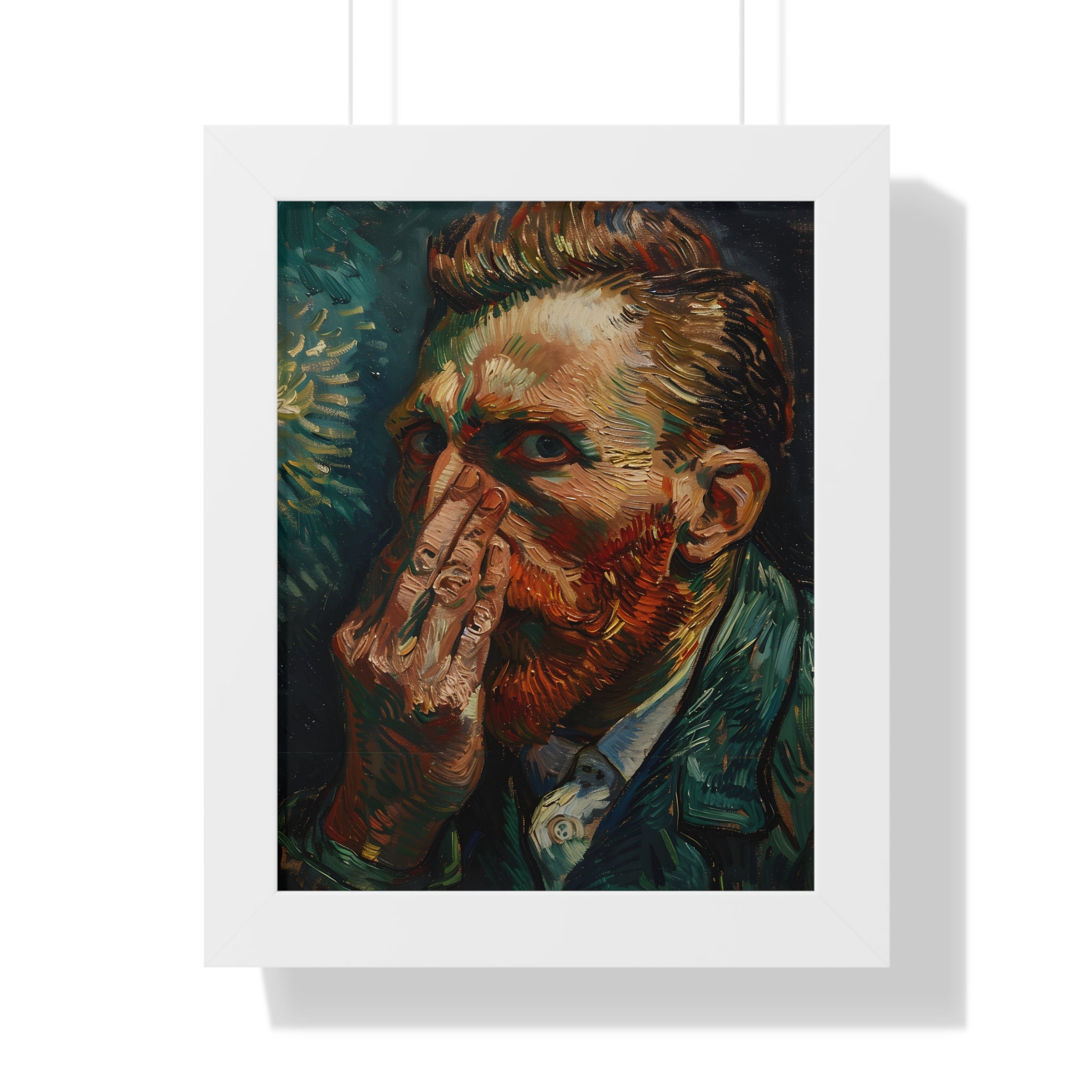 Framed Paper Print - Van Gogh Stinky Glare