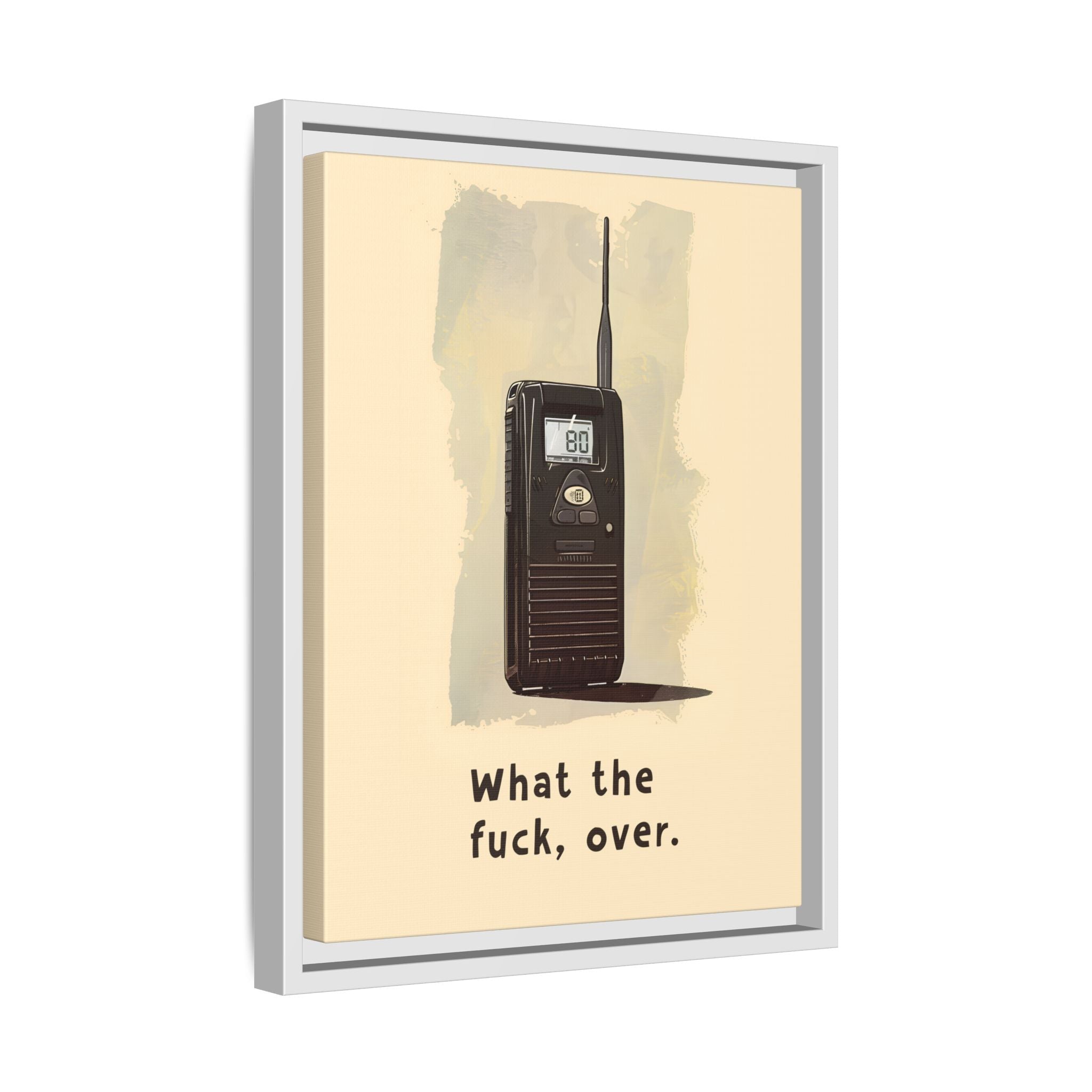 Framed Canvas - Walkie Talkie WTF Moment