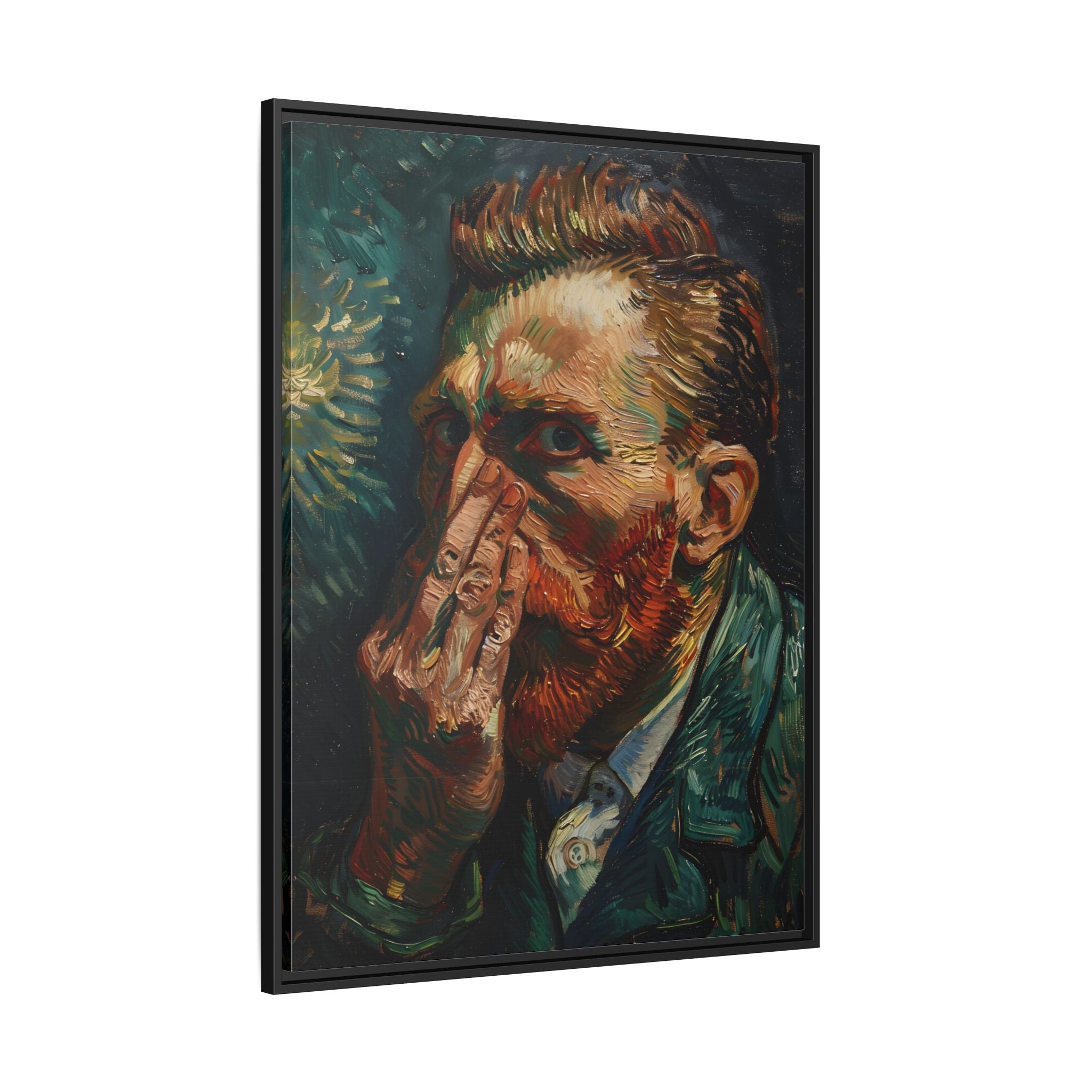 Framed Canvas - Van Gogh Stinky Glare