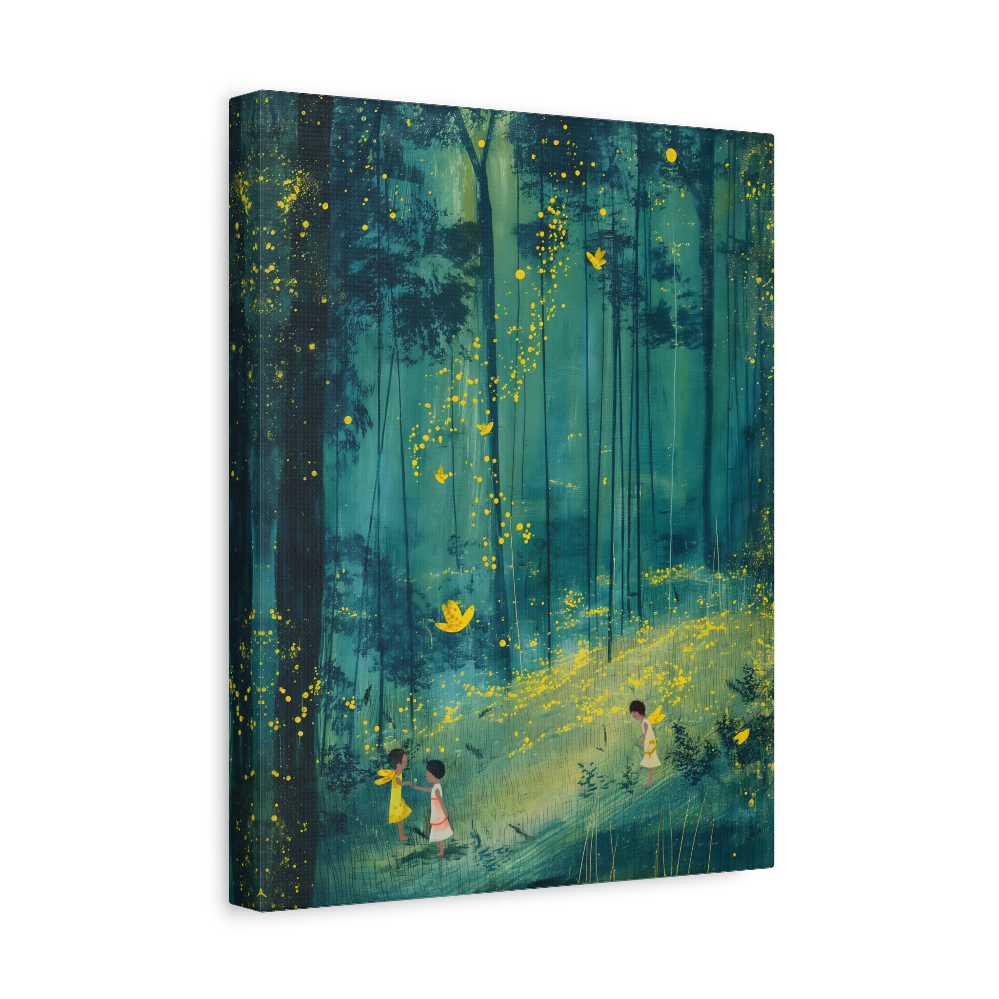 1.25" Matte Canvas - Enchanted Firefly Forest