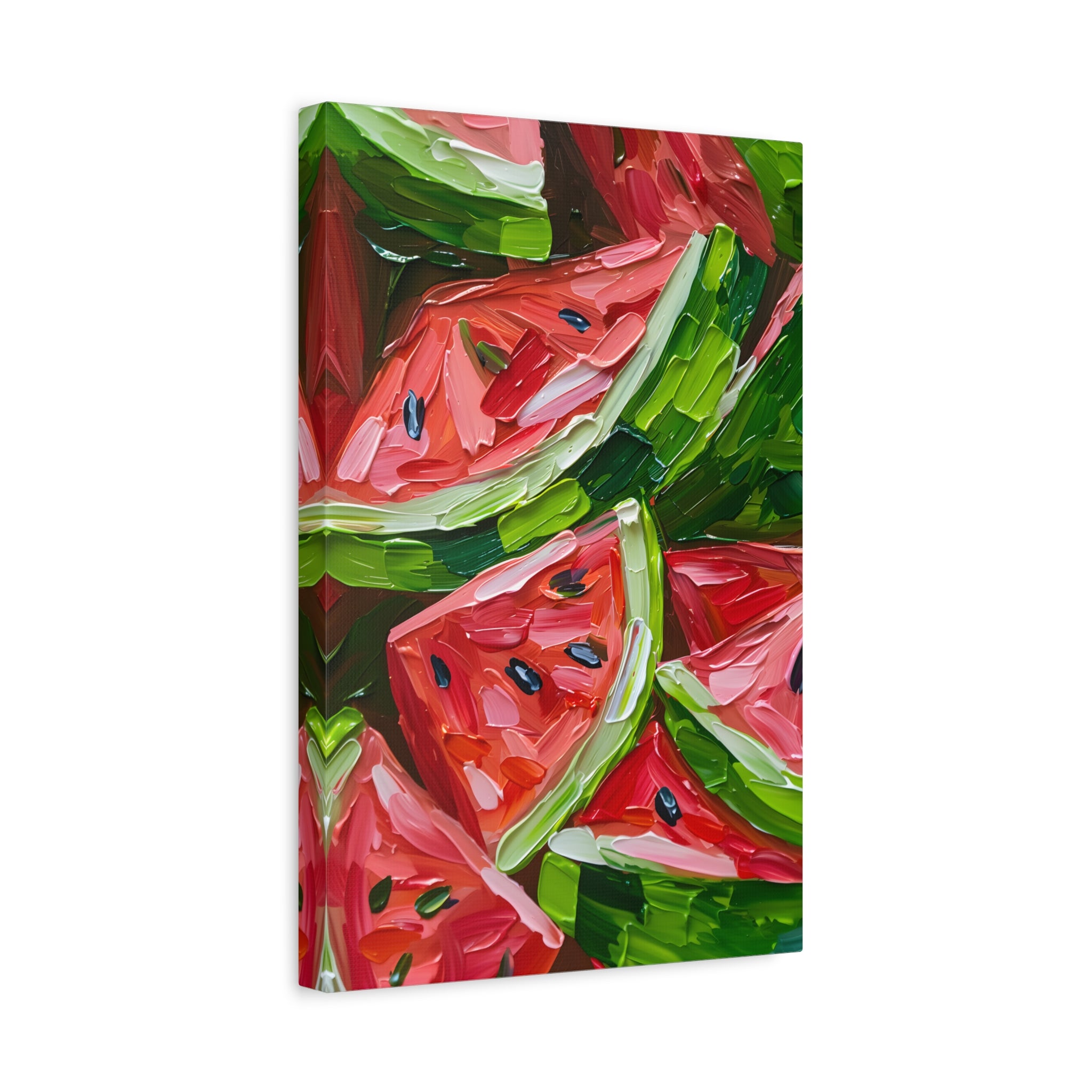 1.25" Matte Canvas - Juicy Watermelon Slices