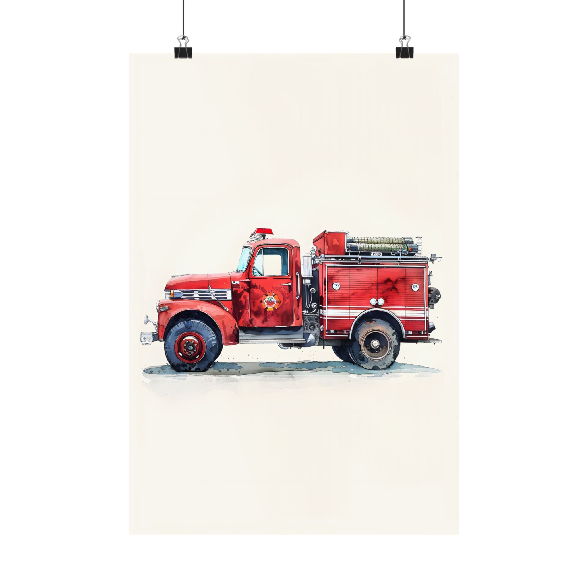 Vintage Firetruck Nursery