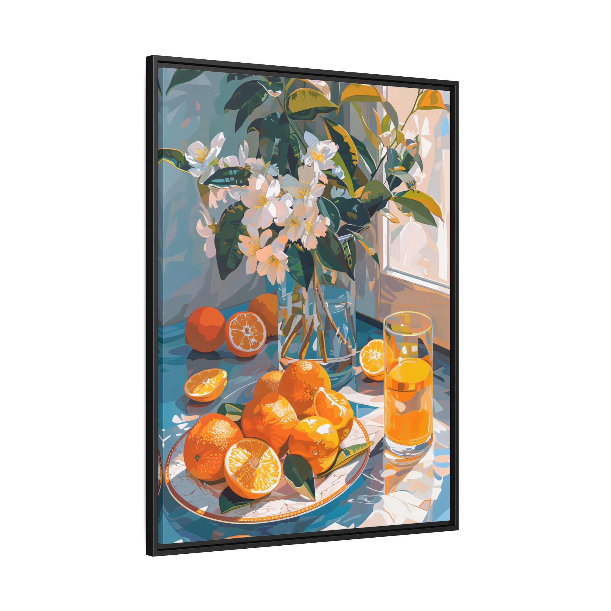 Framed Canvas - Citrus Blossom Morning