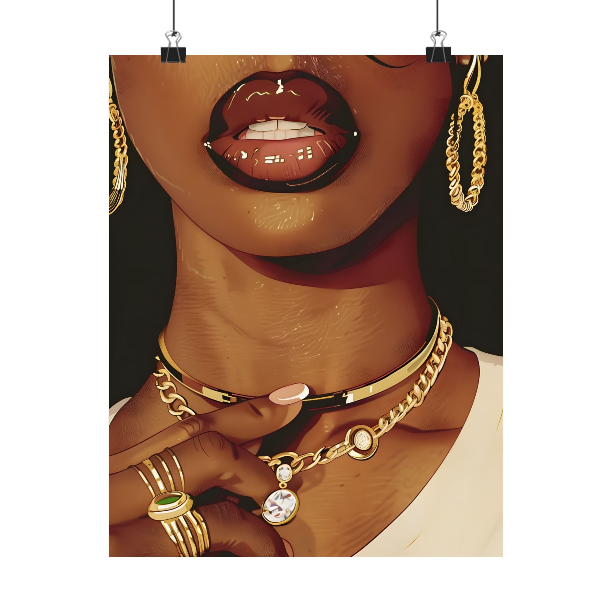 Golden Luxe Confidence Portrait