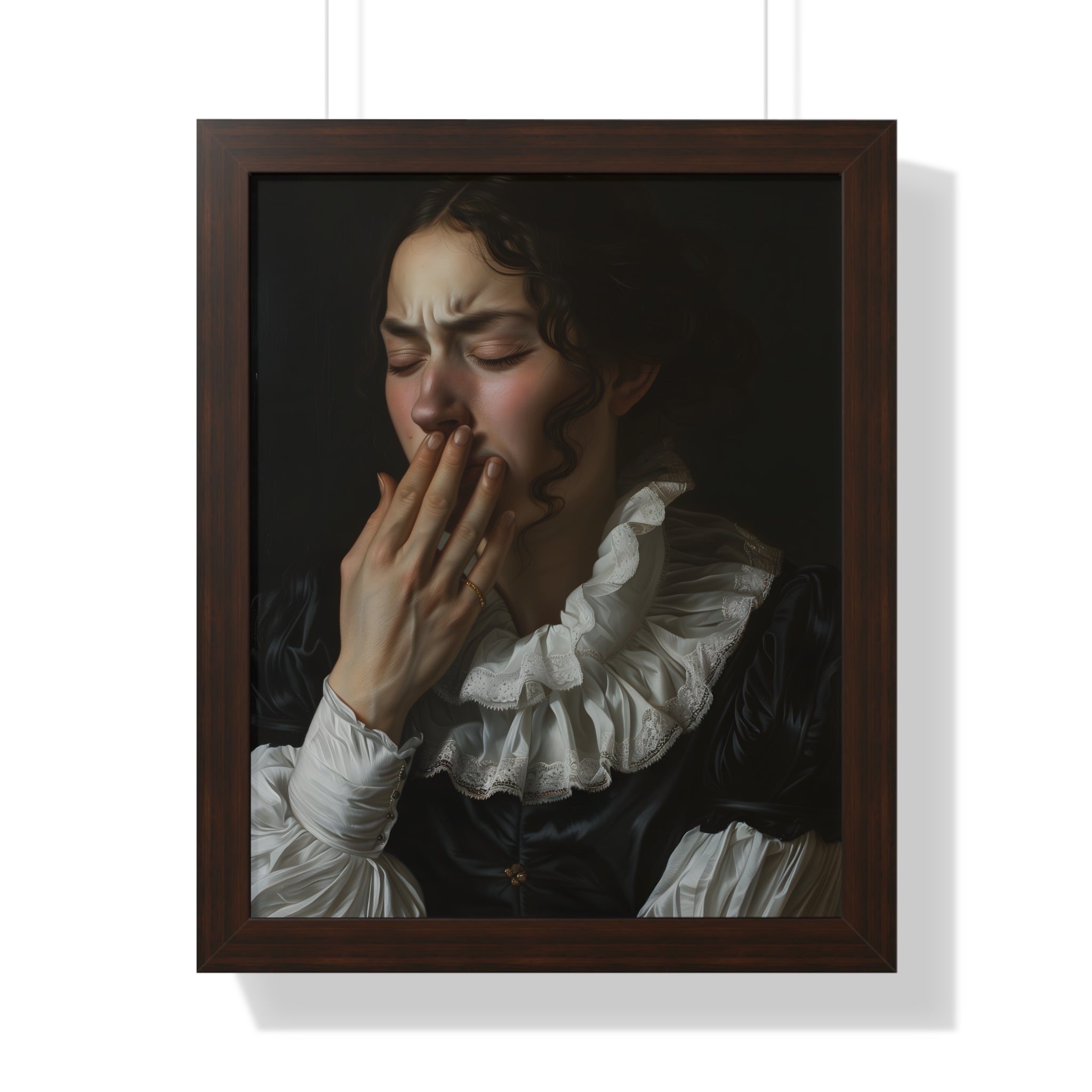 Framed Paper Print - Oh No, It Hit Me