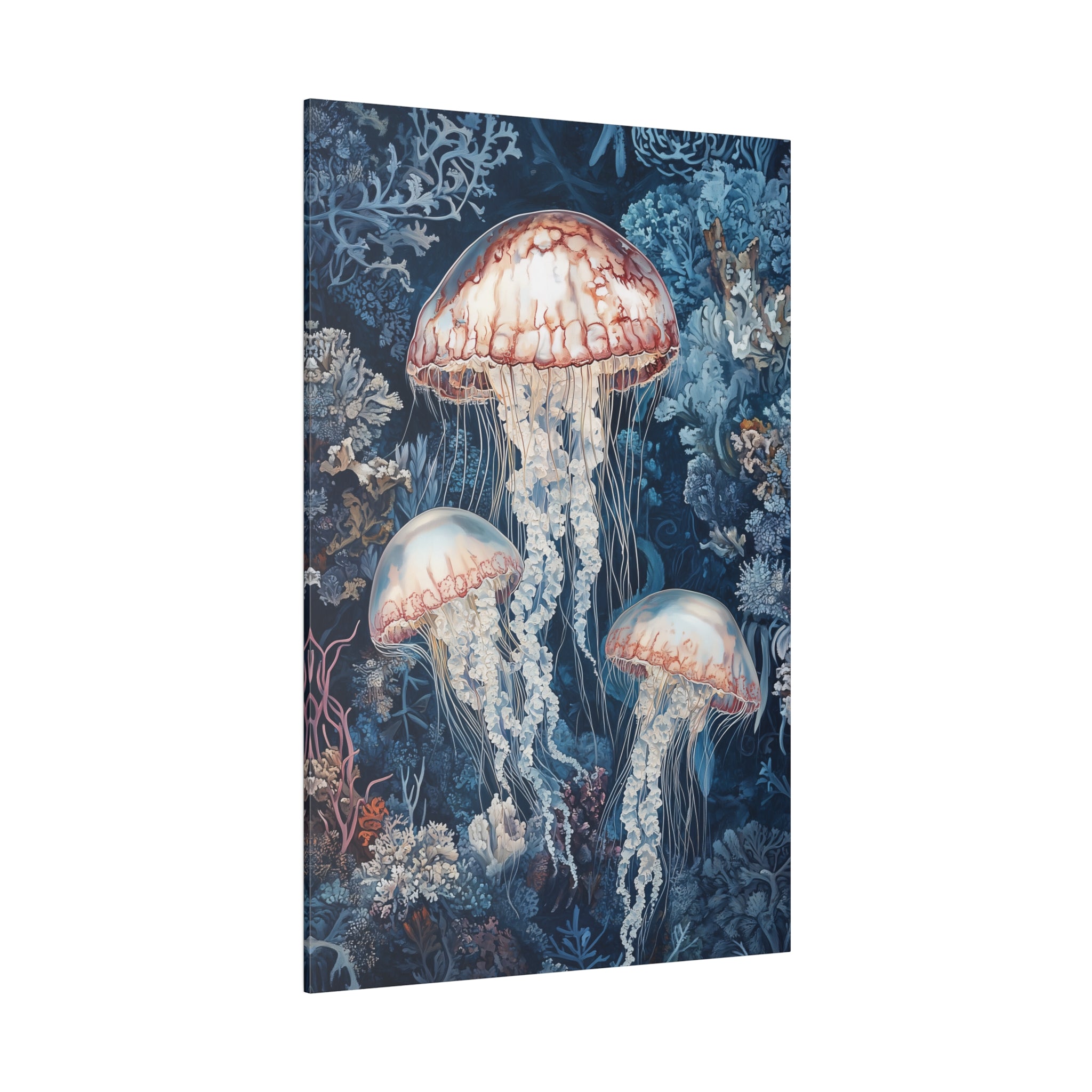 .75" Matte Canvas - Ethereal Ocean Jellyfish