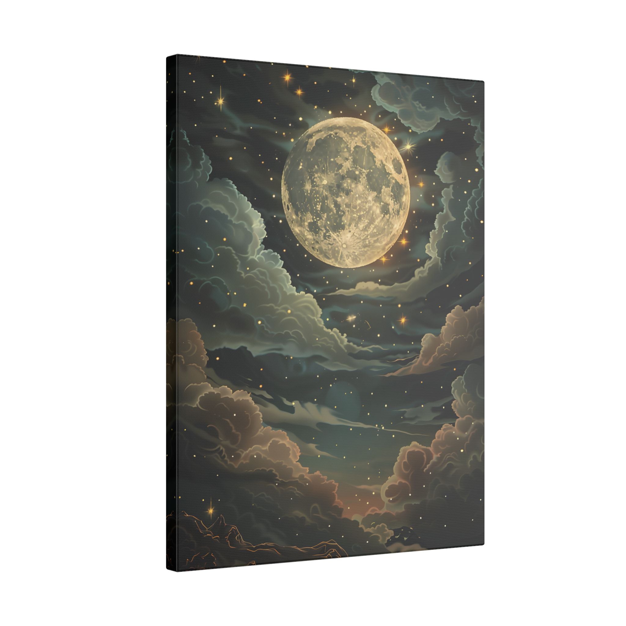 .75" Matte Canvas - Enchanting Lunar Glow