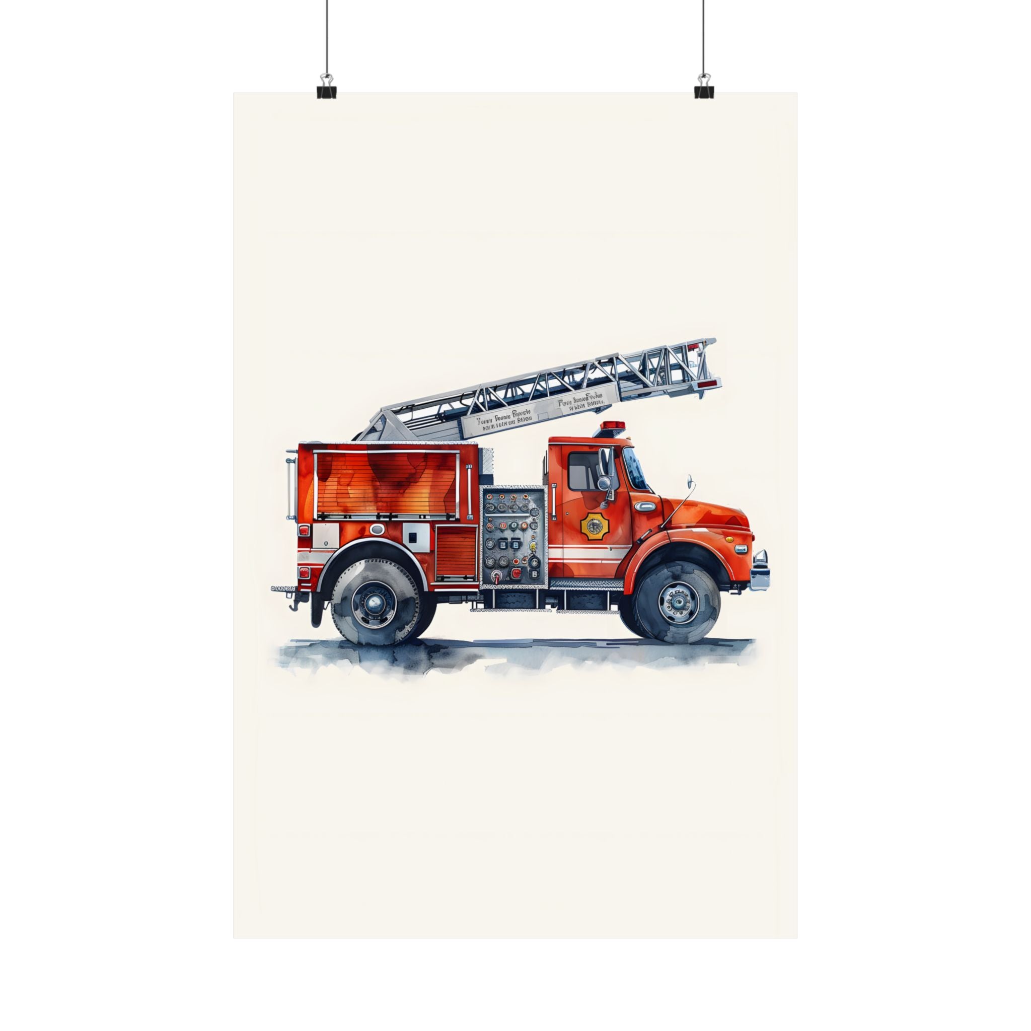 Ladder Firetruck Nursery
