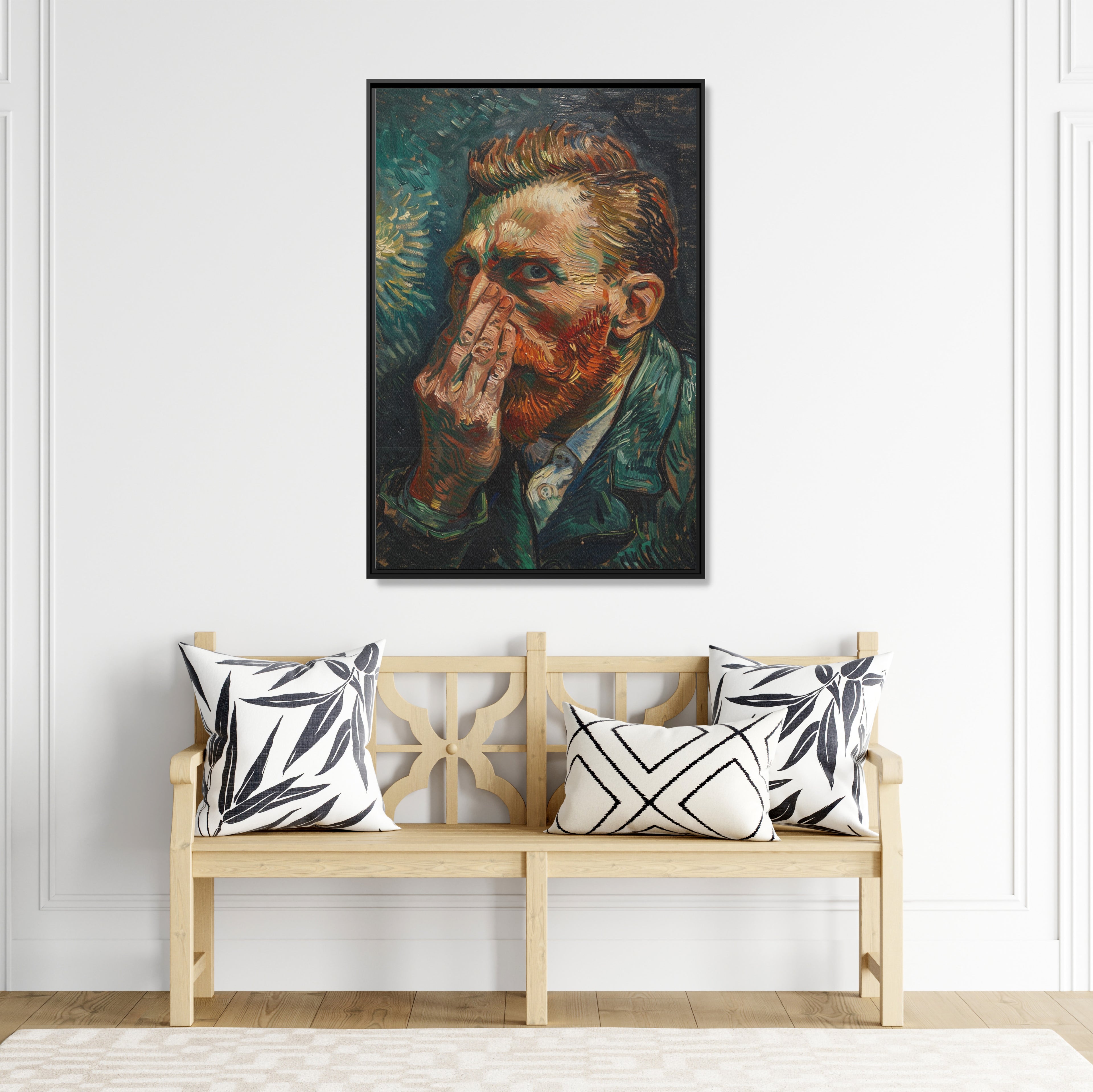 Framed Canvas - Van Gogh Stinky Glare