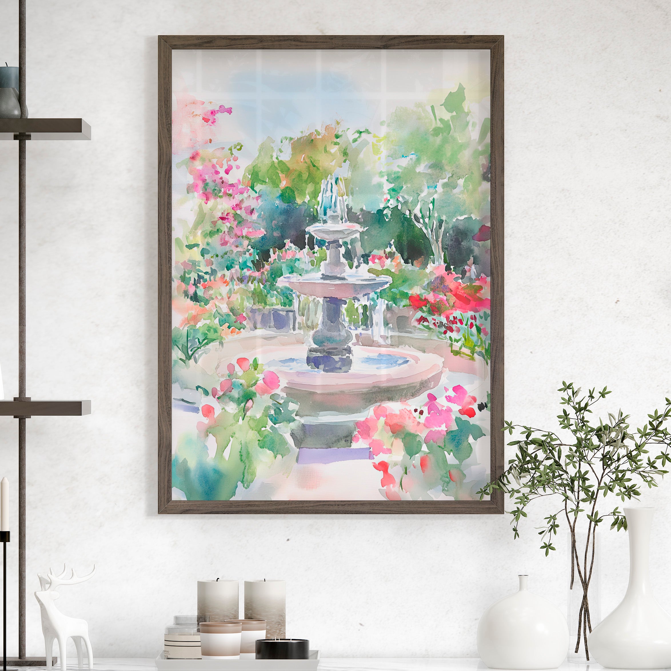 Charleston Garden Fountain View