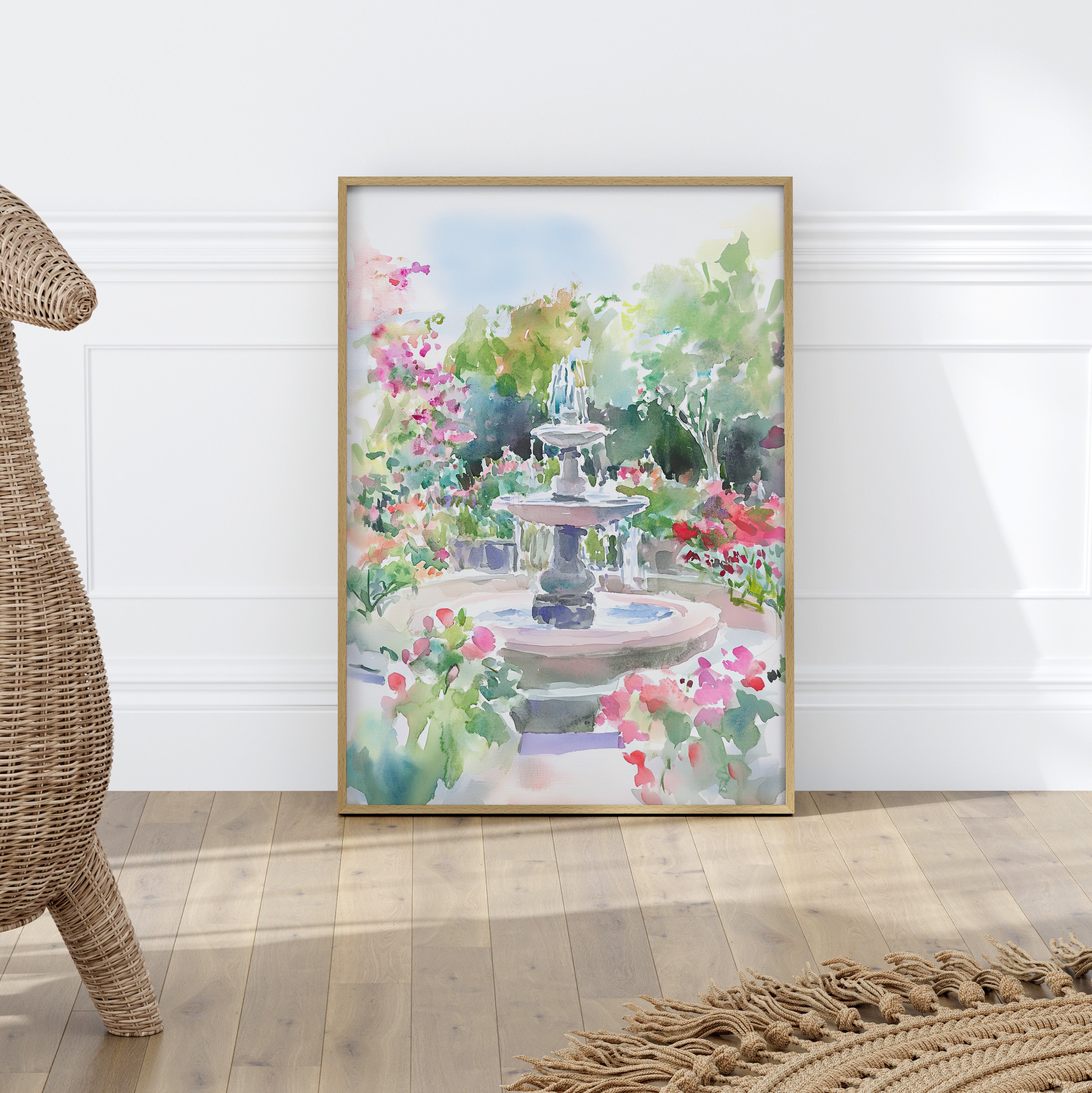 Charleston Garden Fountain View