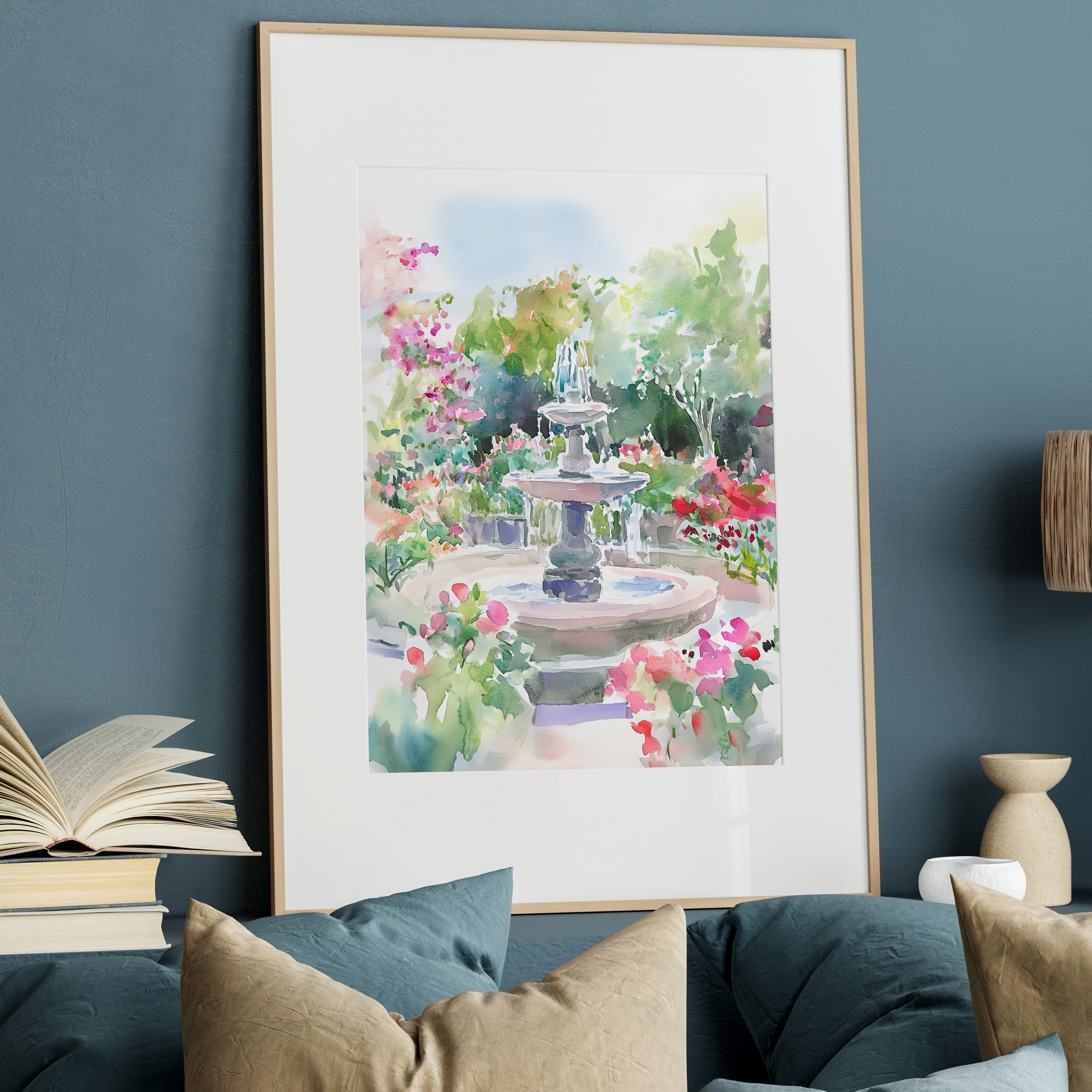 Charleston Garden Fountain View