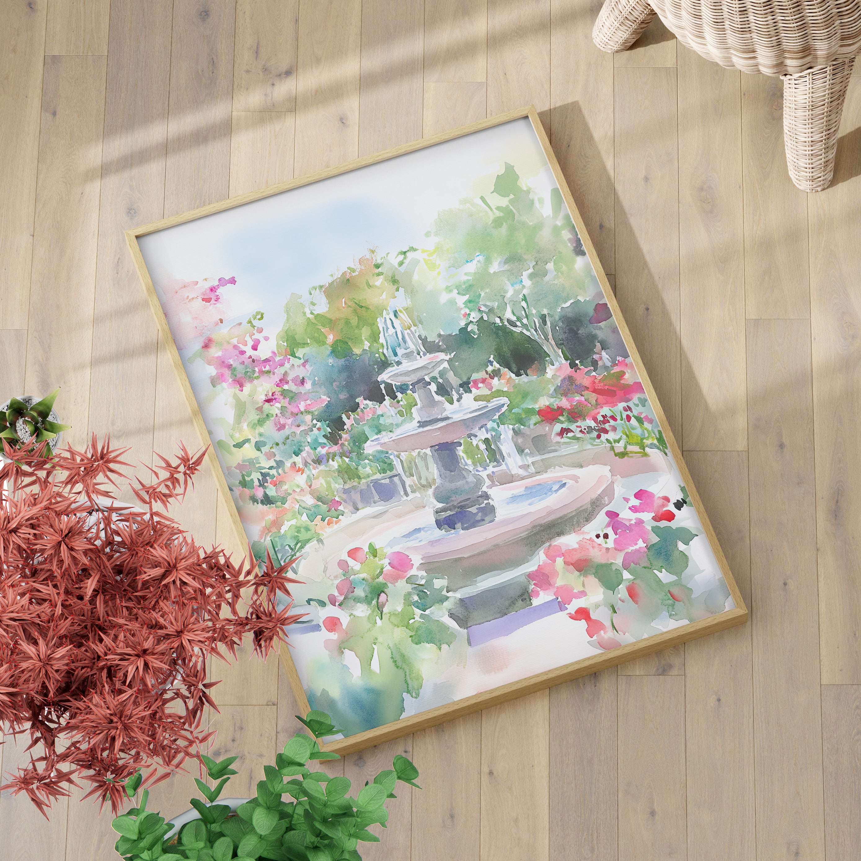 Charleston Garden Fountain View