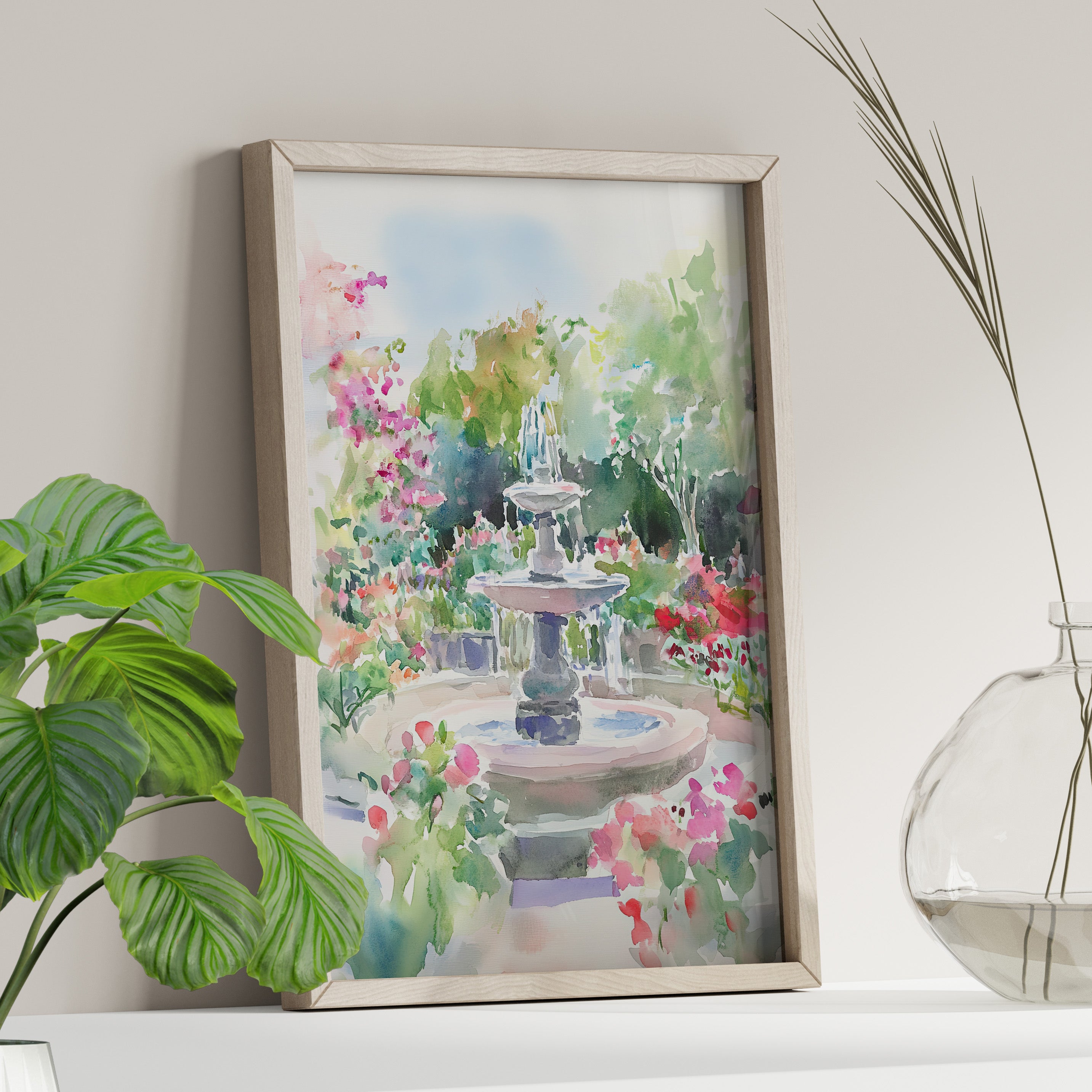 Charleston Garden Fountain View